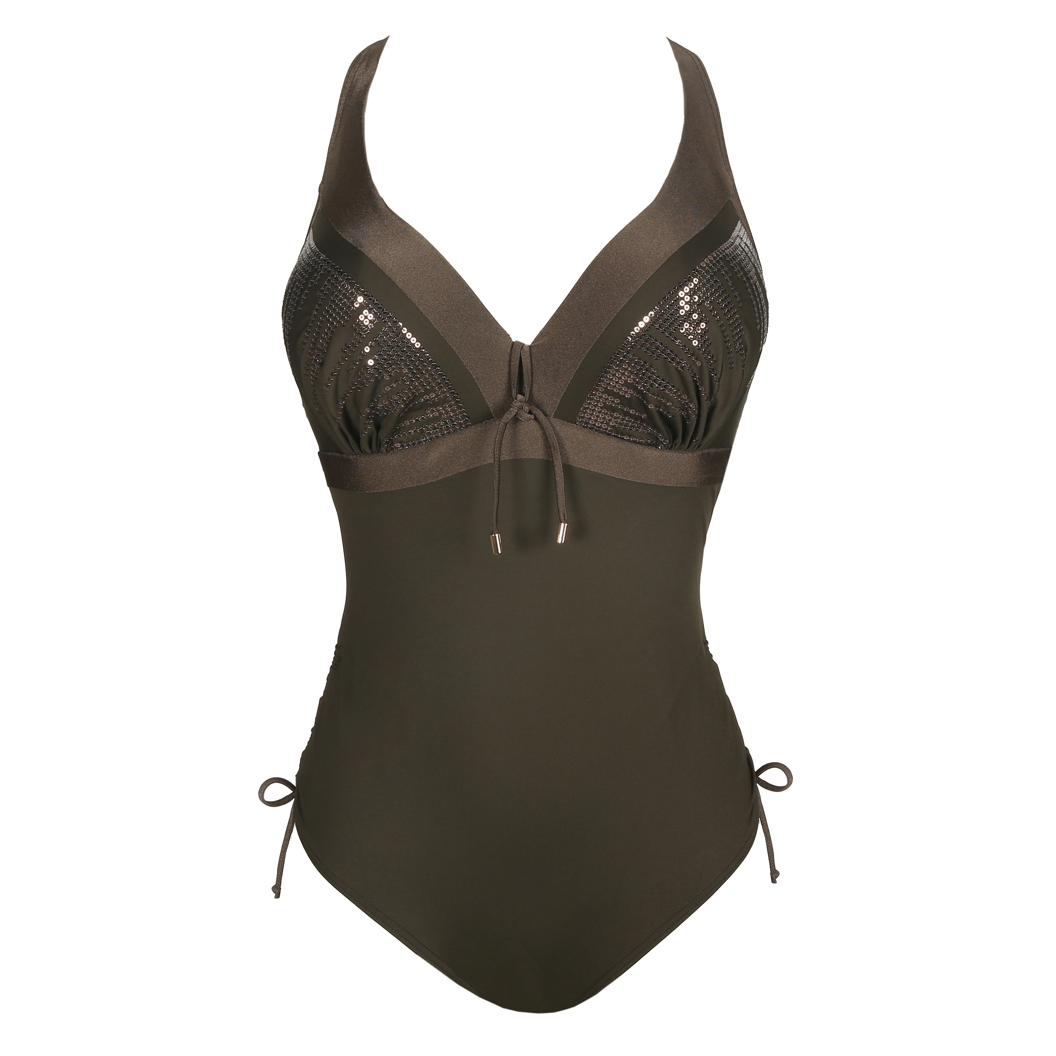 Primadonna Swim Aracruz Plunge Swimsuit (4011839) Kaki