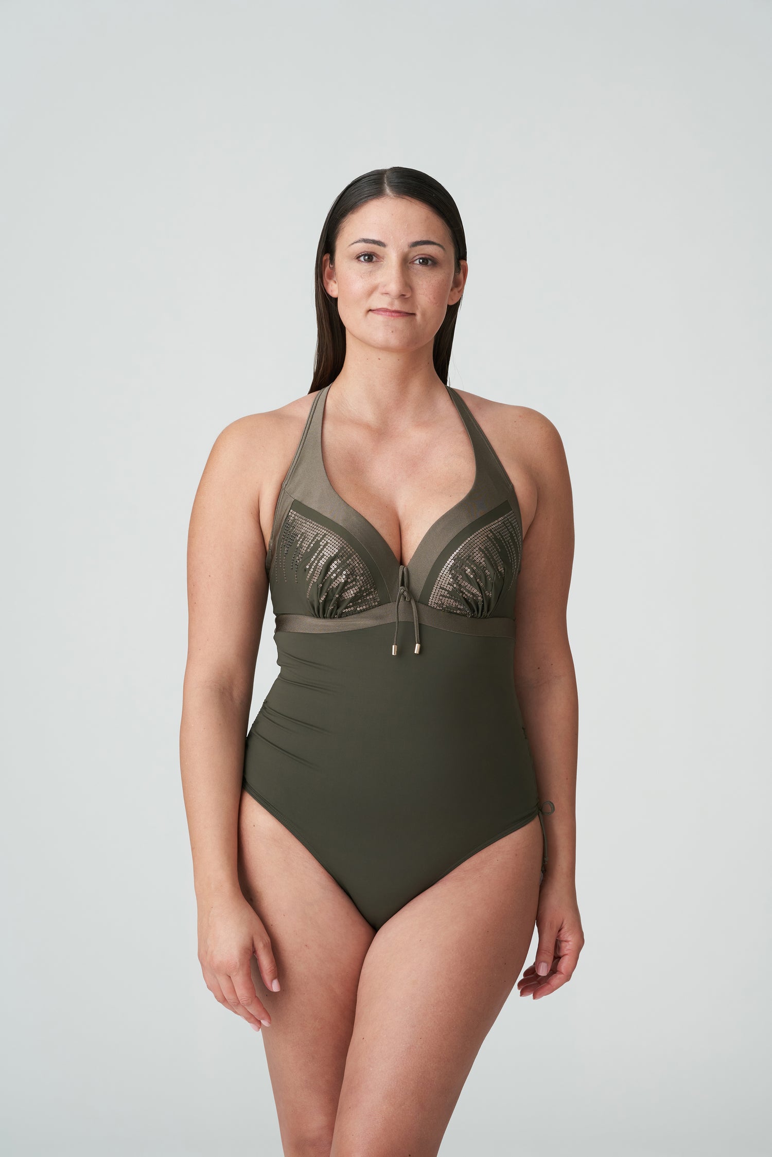 Primadonna Swim Aracruz Plunge Swimsuit (4011839) Kaki