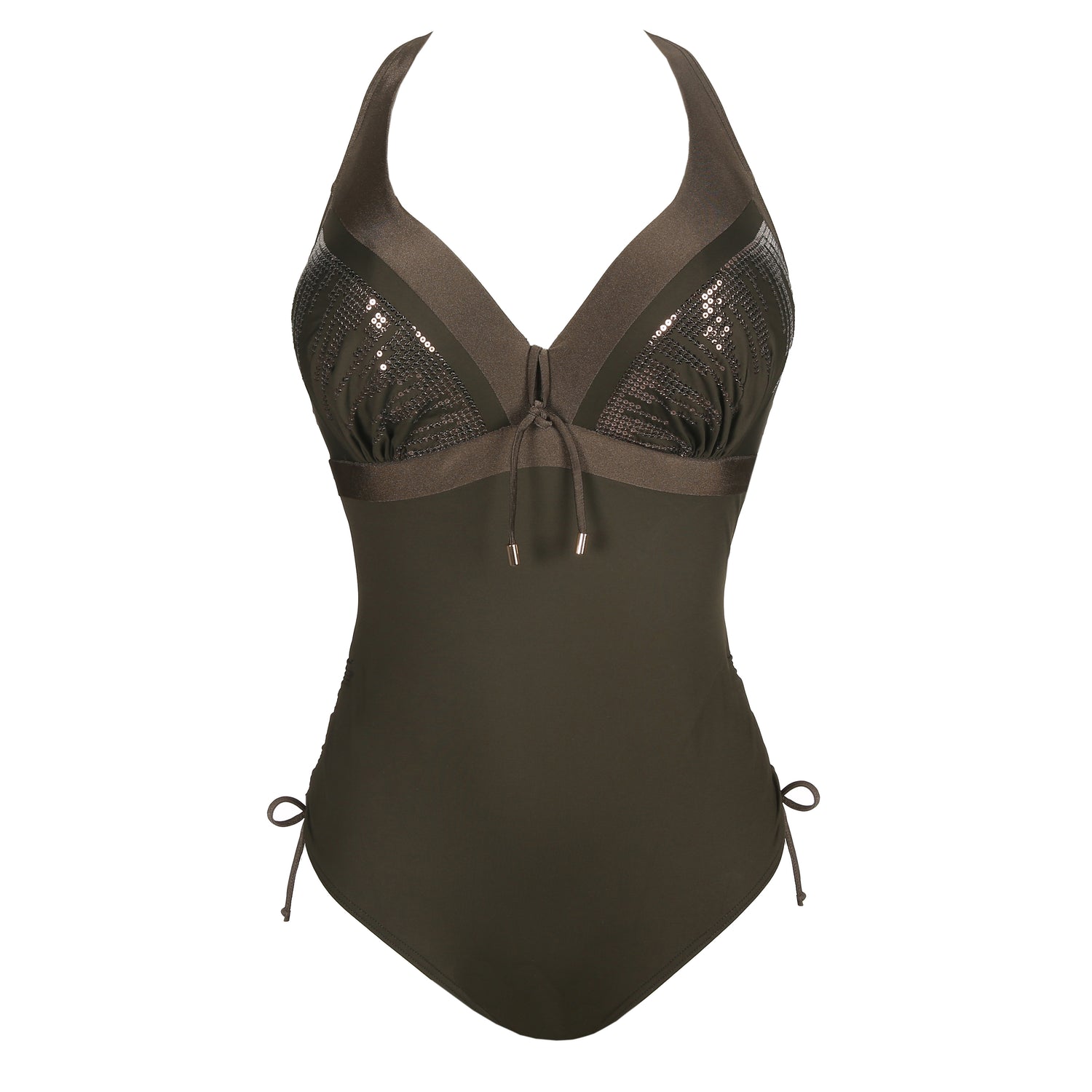Primadonna Swim Aracruz Plunge Swimsuit (4011839) Kaki