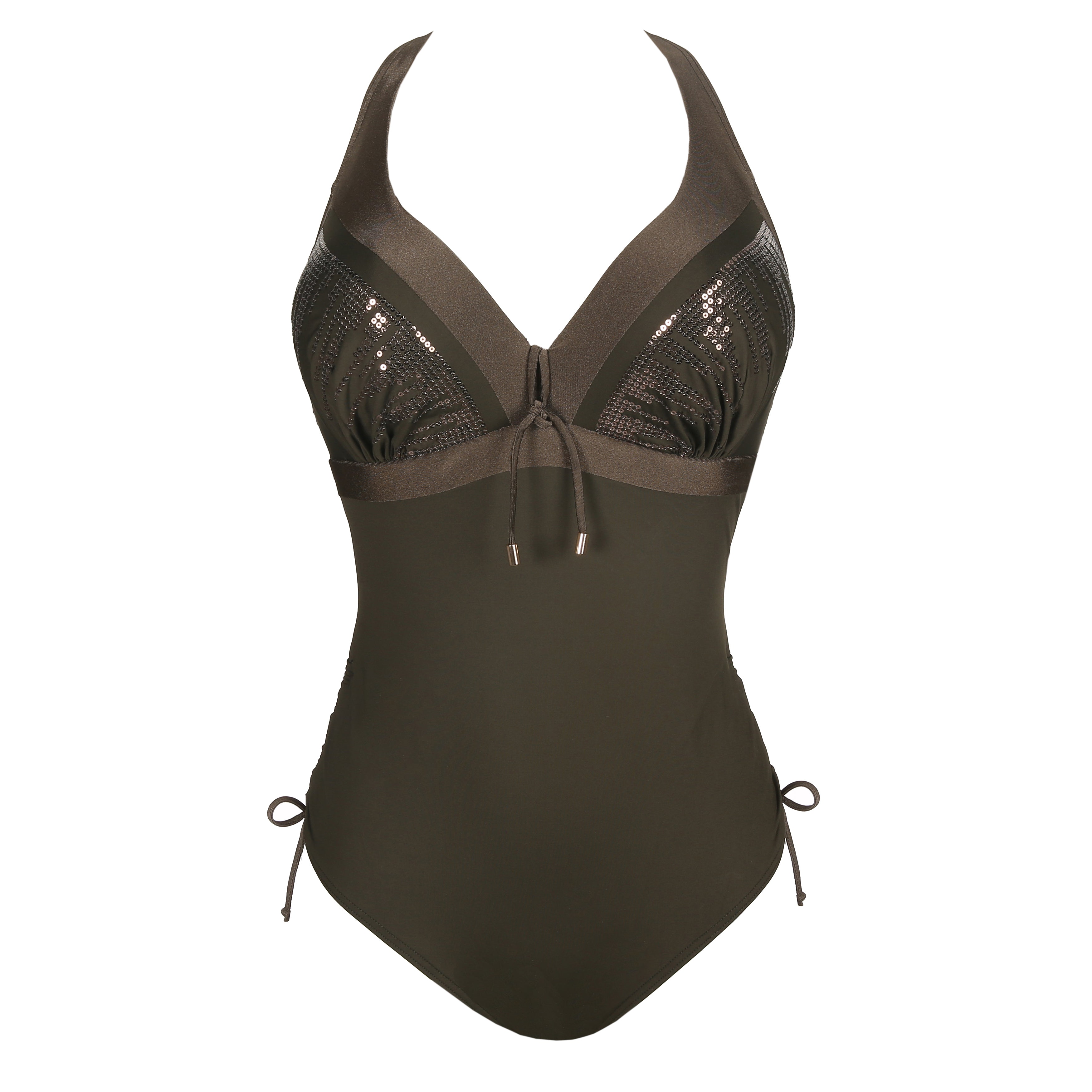 Primadonna Swim Aracruz Plunge Swimsuit (4011839) Kaki