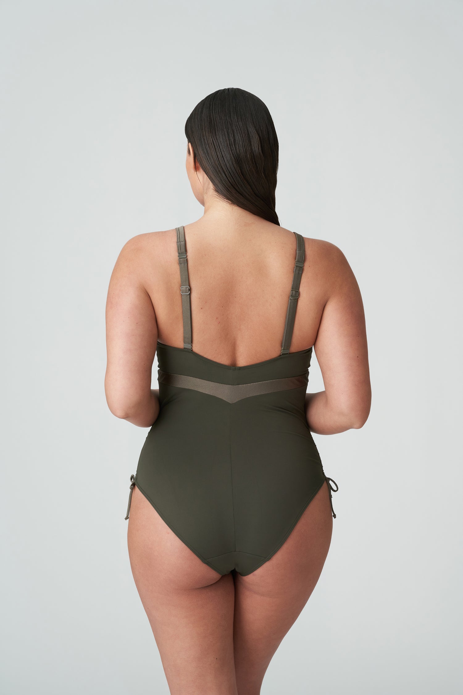 Primadonna Swim Aracruz Plunge Swimsuit (4011839) Kaki
