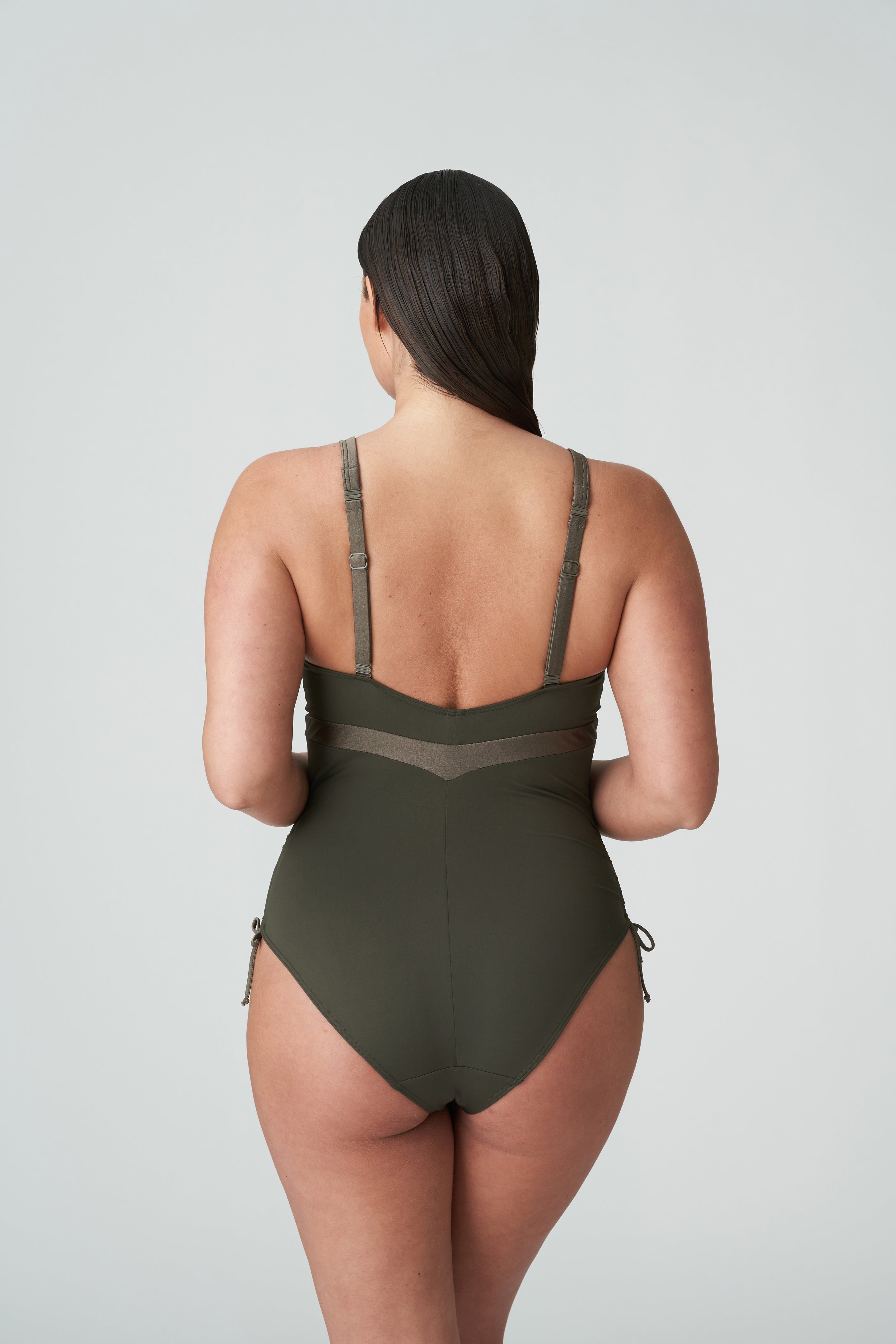 Primadonna Swim Aracruz Plunge Swimsuit (4011839) Kaki