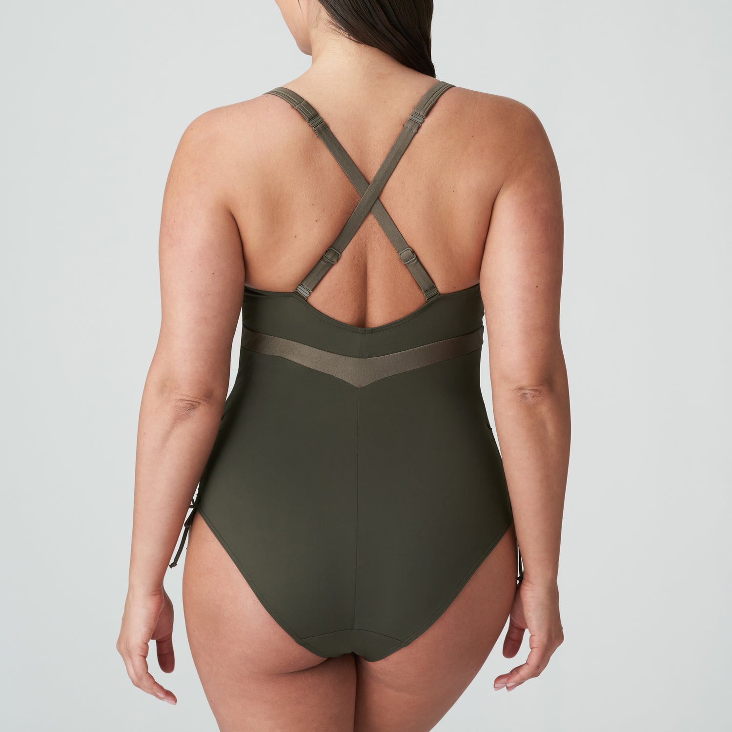 Primadonna Swim Aracruz Plunge Swimsuit (4011839) Kaki