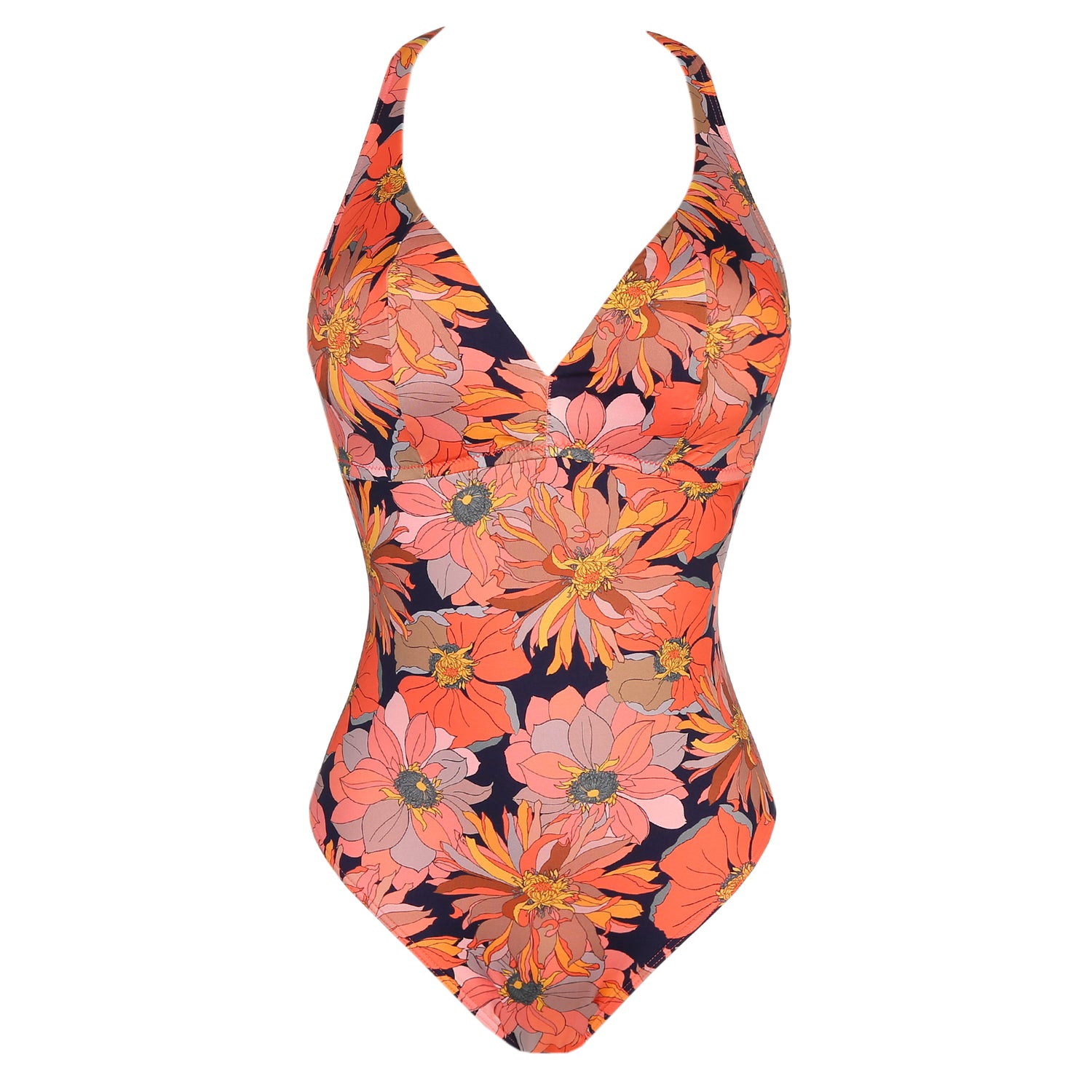 Primadonna Swim Melanesia Swimsuit Deep Plunge Wire (4007539) Coral Flower