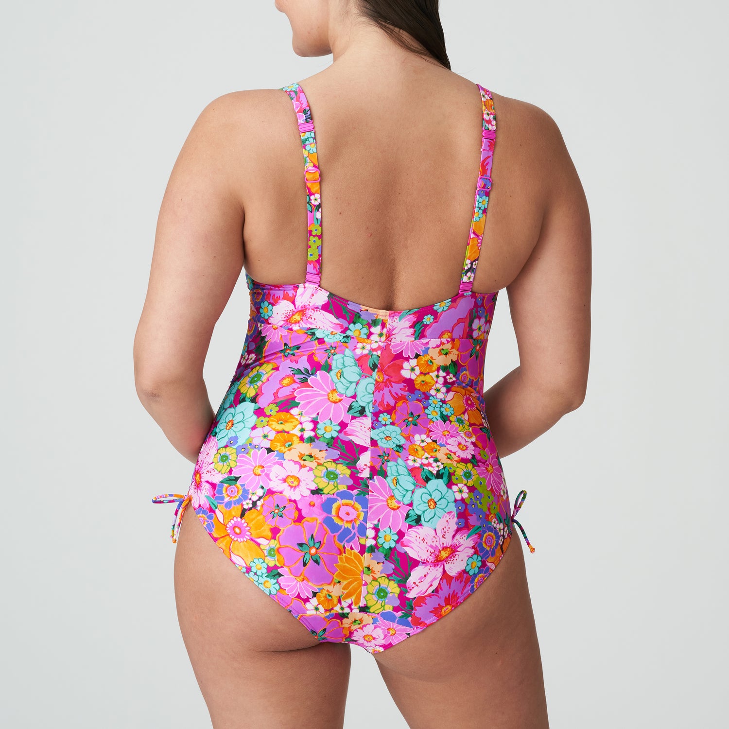 Primadonna Swim Najac Plunge Swimsuit (4011039) Floral Explosion