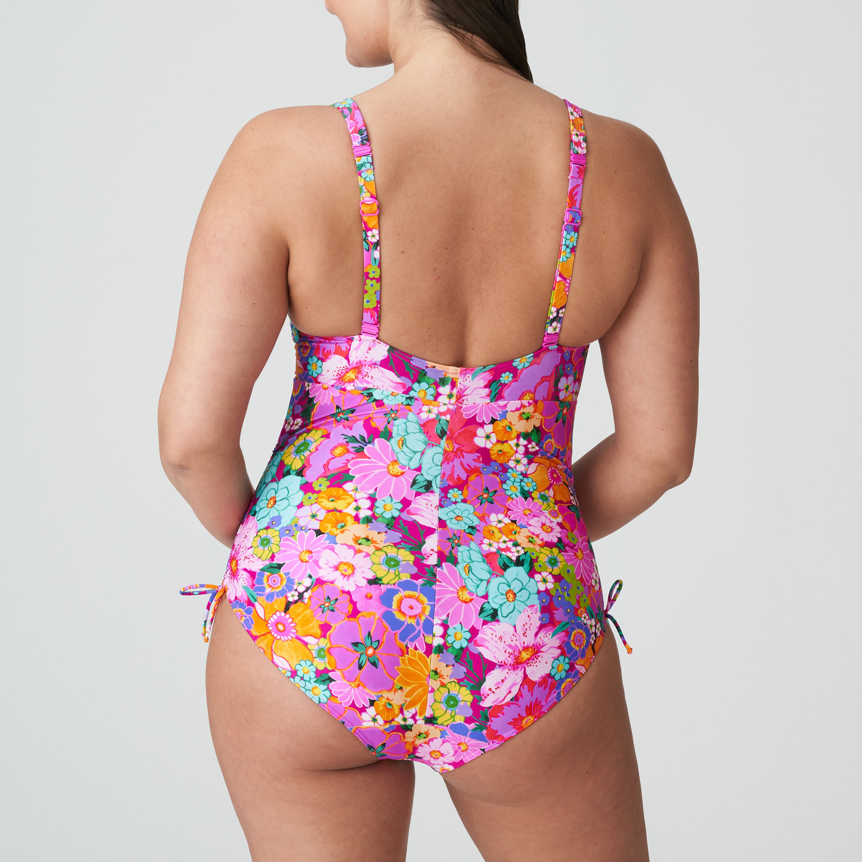 Primadonna Swim Najac Plunge Swimsuit (4011039) Floral Explosion