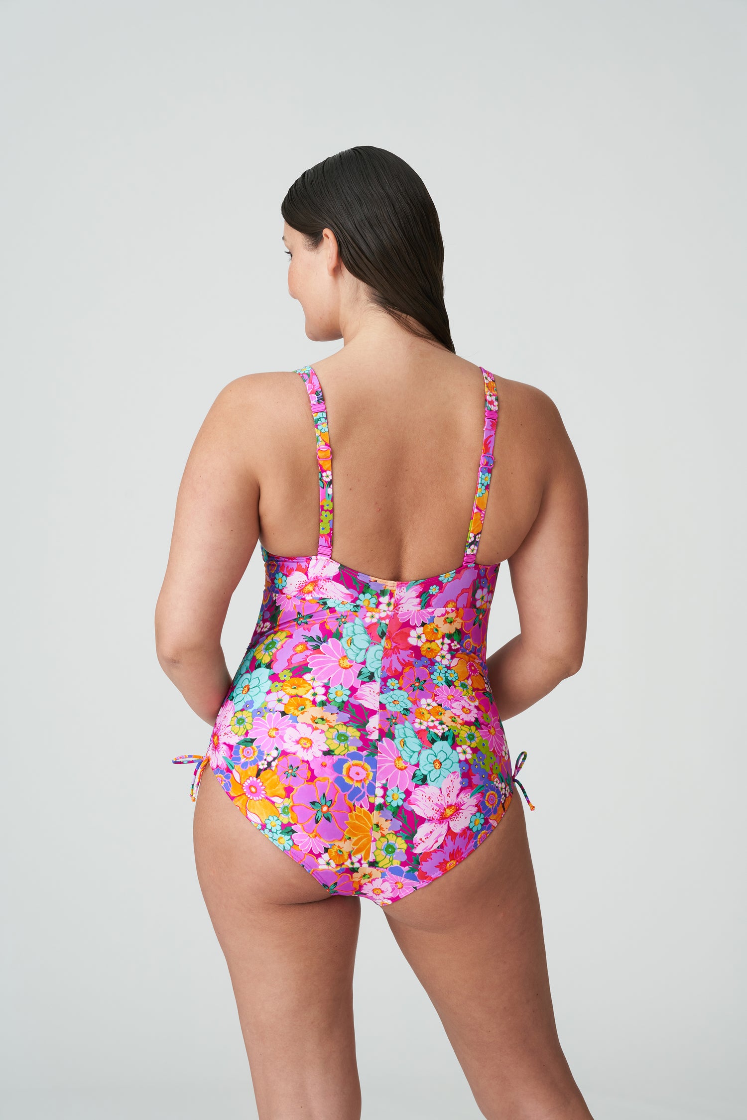Primadonna Swim Najac Plunge Swimsuit (4011039) Floral Explosion