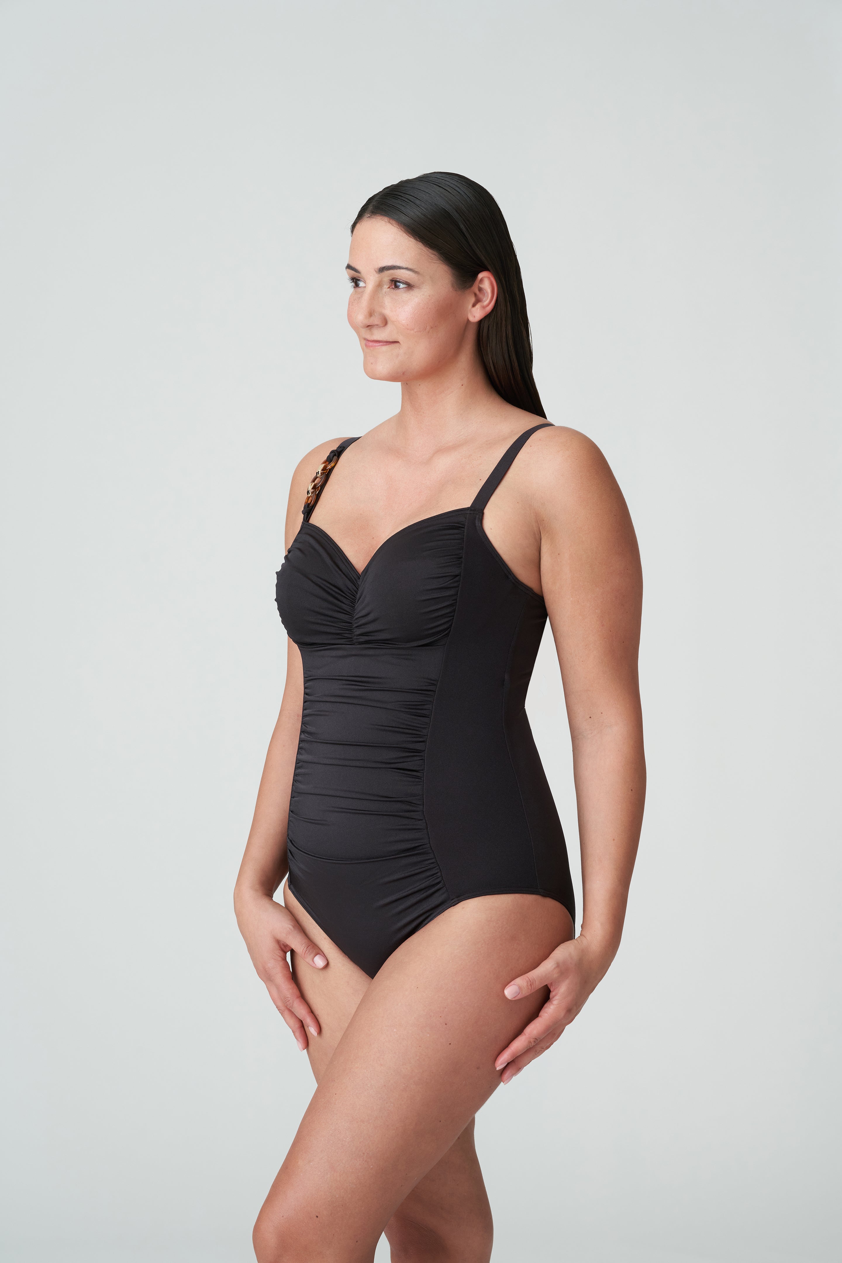 Primadonna Swim Barrani Full Cup Swimsuit Control (4011430) Roast Coffee