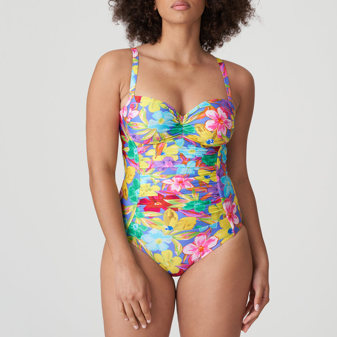Primadonna Swim Sazan Full Cup Swimsuit Control (4010730) Blue Bloom