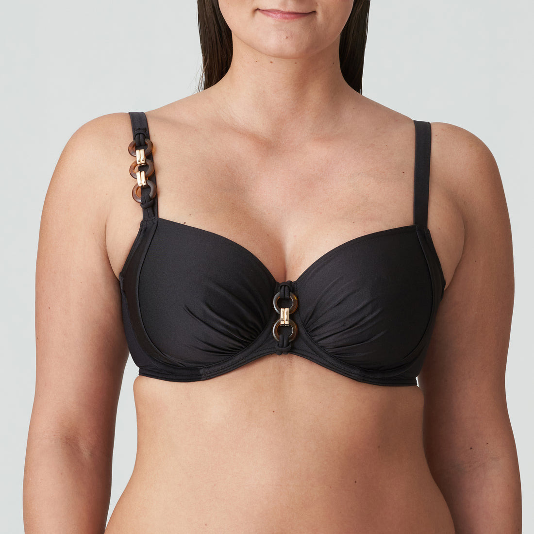 Primadonna Swim Barrani Full Cup Bikini Top (4011410) Roast Coffee