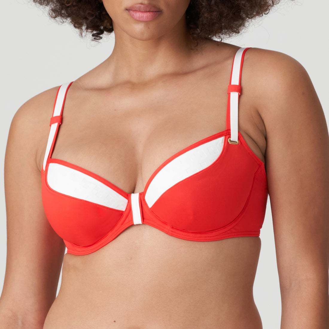 Primadonna Swim Istres Plunge Бикини-топ с тюльпановым швом (4008512) Pomme D Amour