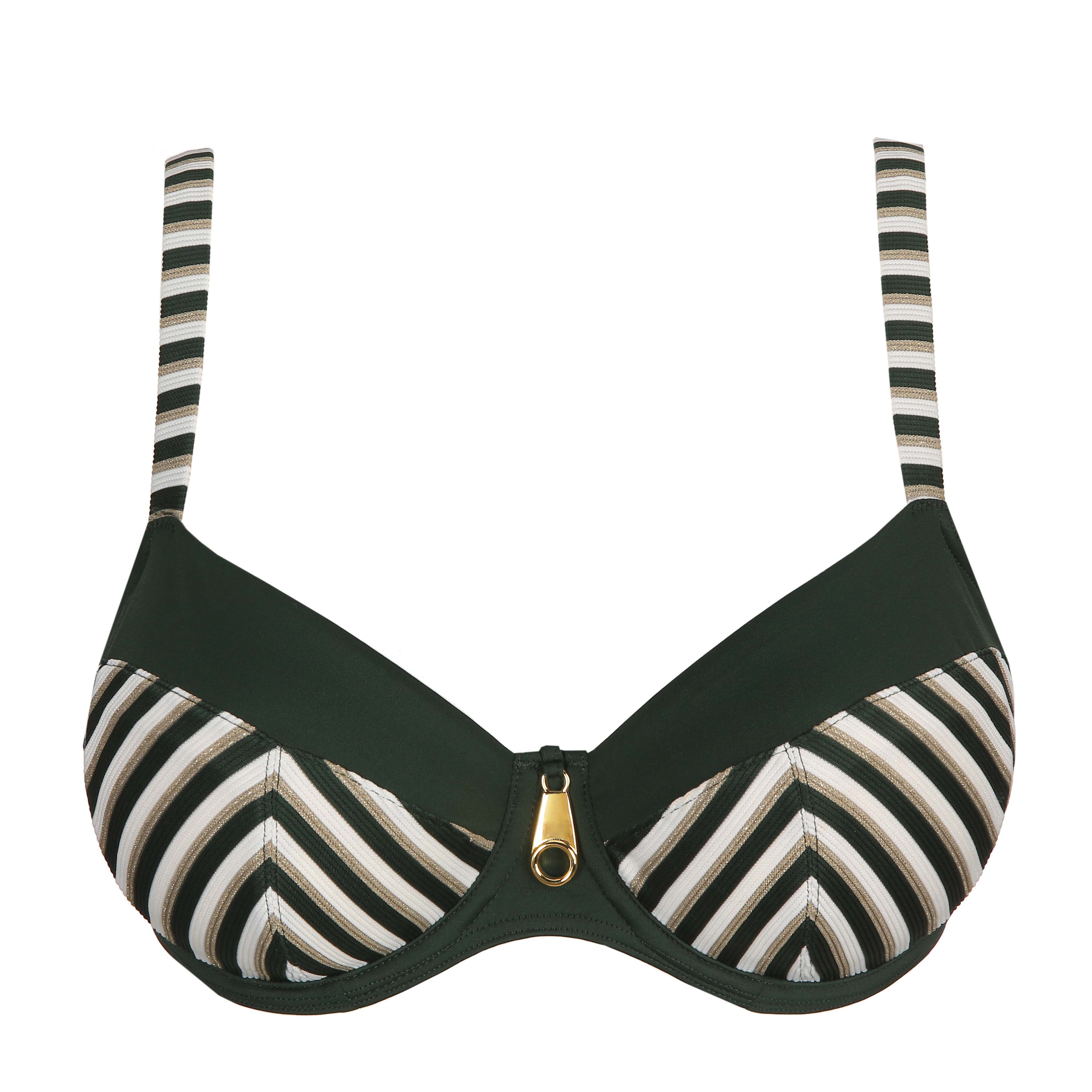 Primadonna Swim La Concha Full Cup Bikini Top (4009610) Malachite