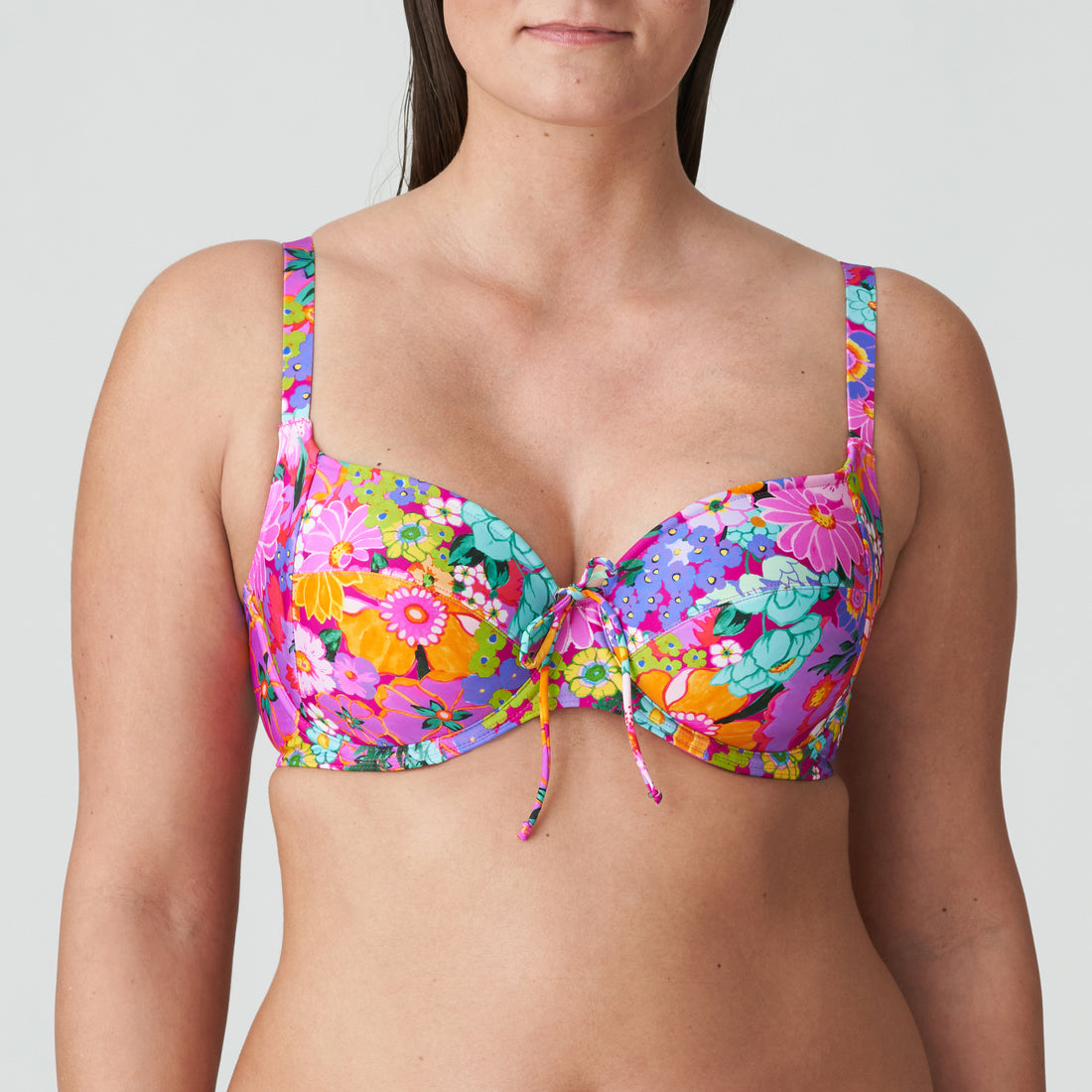 Бикини-топ Primadonna Swim Najac с полной чашкой (4011010) Цветочный взрыв