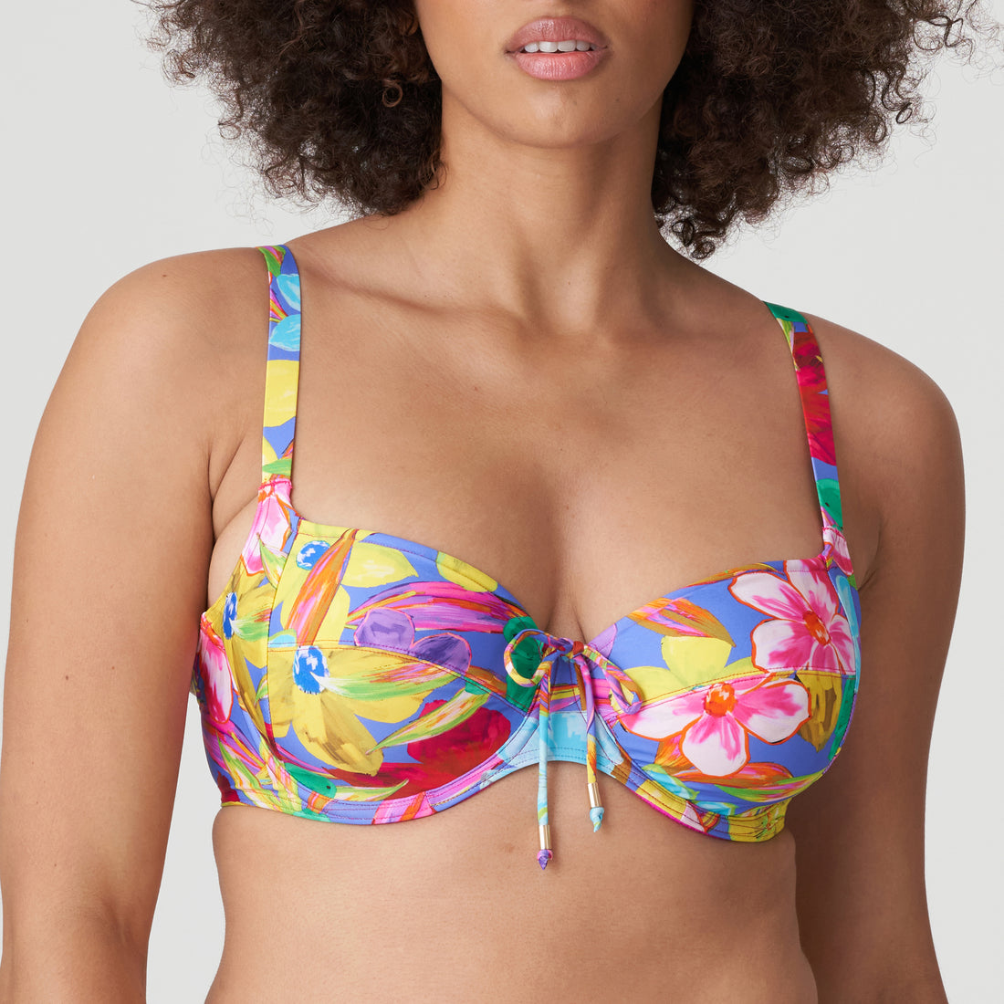 Primadonna Swim Sazan Full Cup Bikini Top (4010710) Blue Bloom
