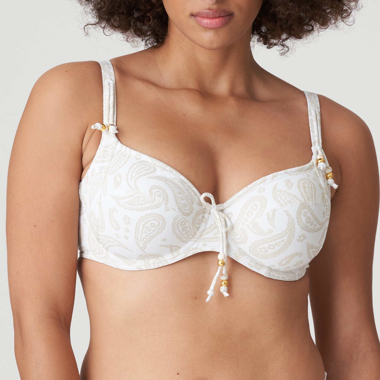 Primadonna Swim Sidari Full Cup Bikini Top (4010210) White Yacht