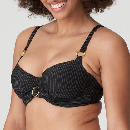 Бикини-топ Primadonna Swim Solta с полной чашкой (4010110) Черный
