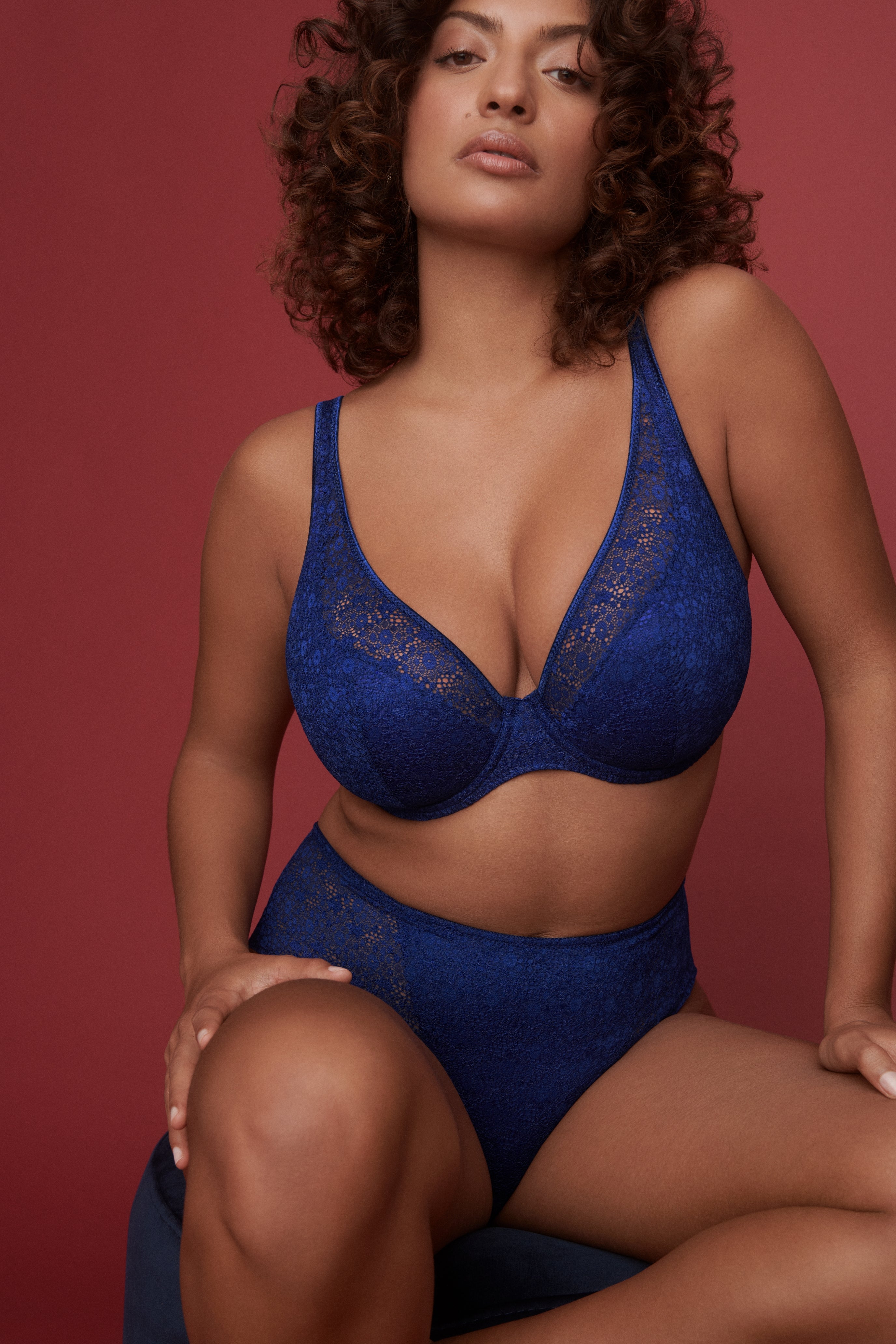 Primadonna Twist Epirus Half Padded Plunge Bra (0141974) Royal