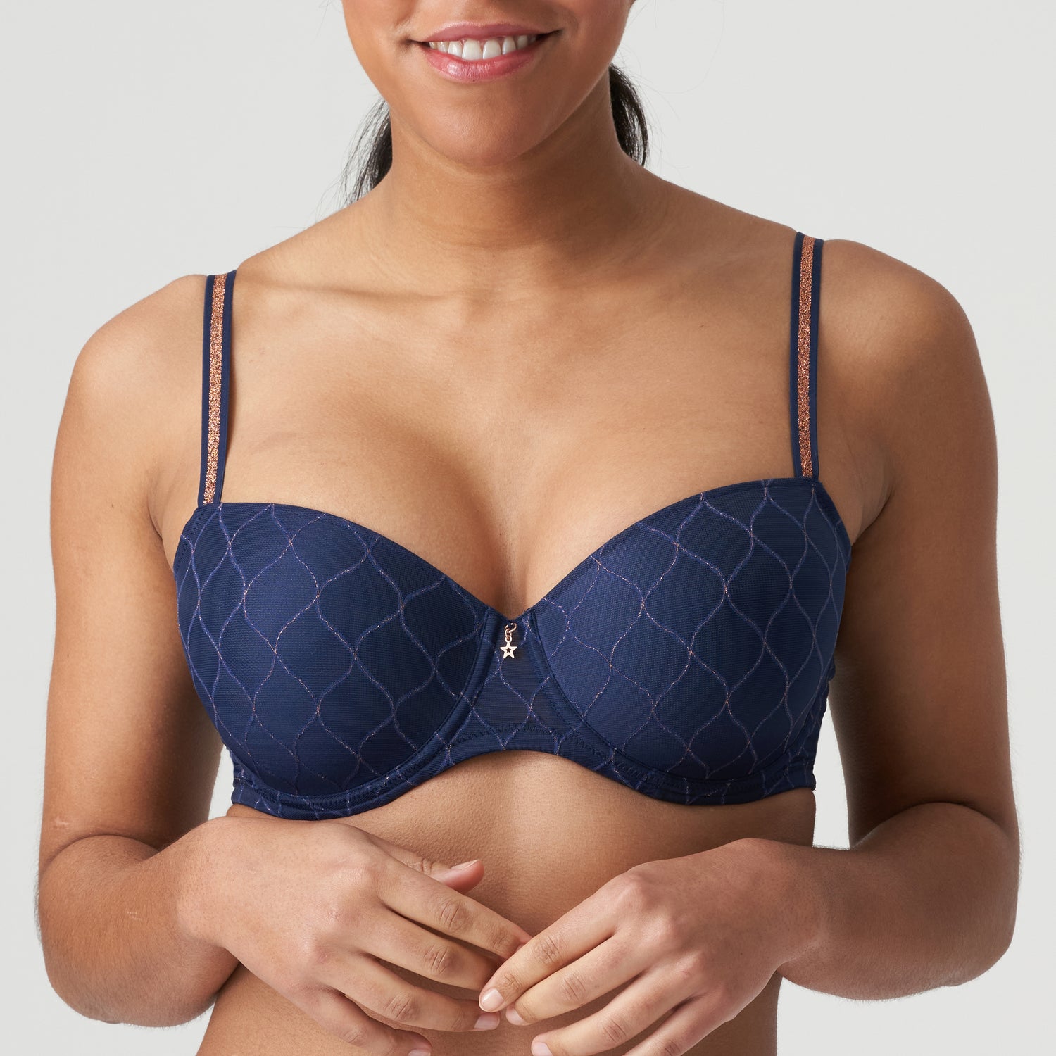 Primadonna Twist Chryso Padded Balcony Bra (0241962) Sapphire Blue