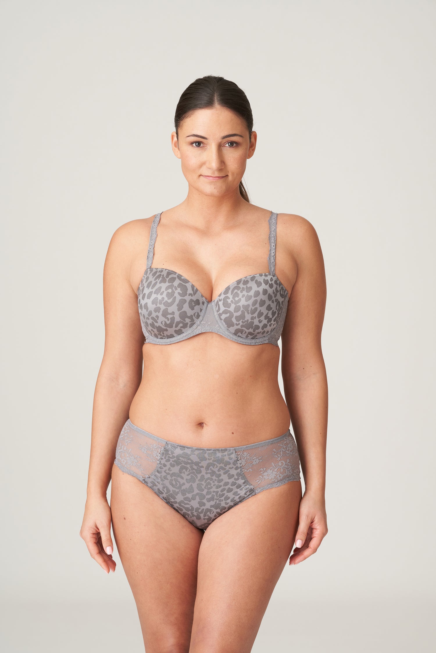 Primadonna Twist Cobble Hill Padded Balcony Bra (0242292) Fifties Grey