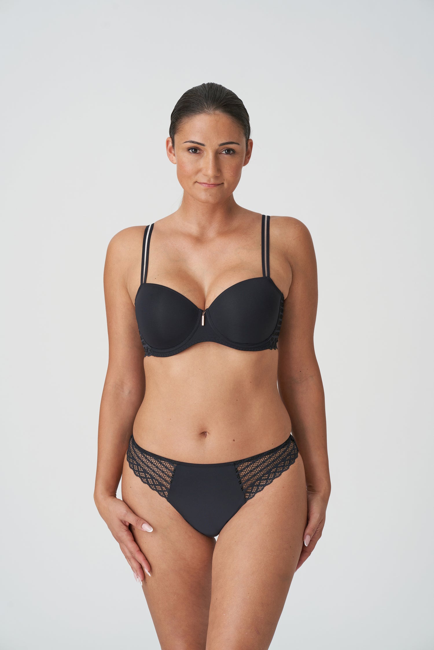 Primadonna Twist East End Padded Balcony Bra (0241932) Charcoal