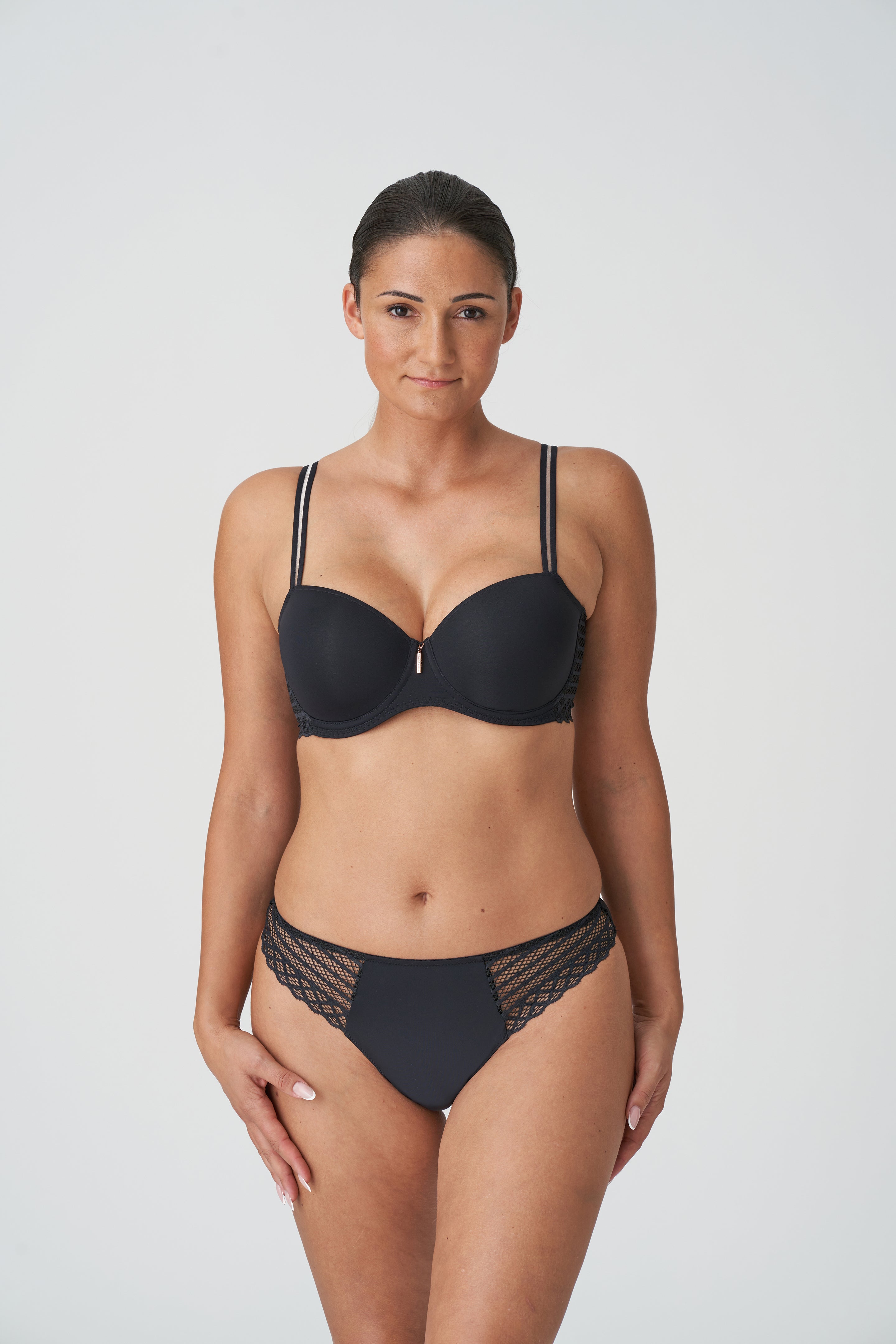 Primadonna Twist East End Padded Balcony Bra (0241932) Charcoal