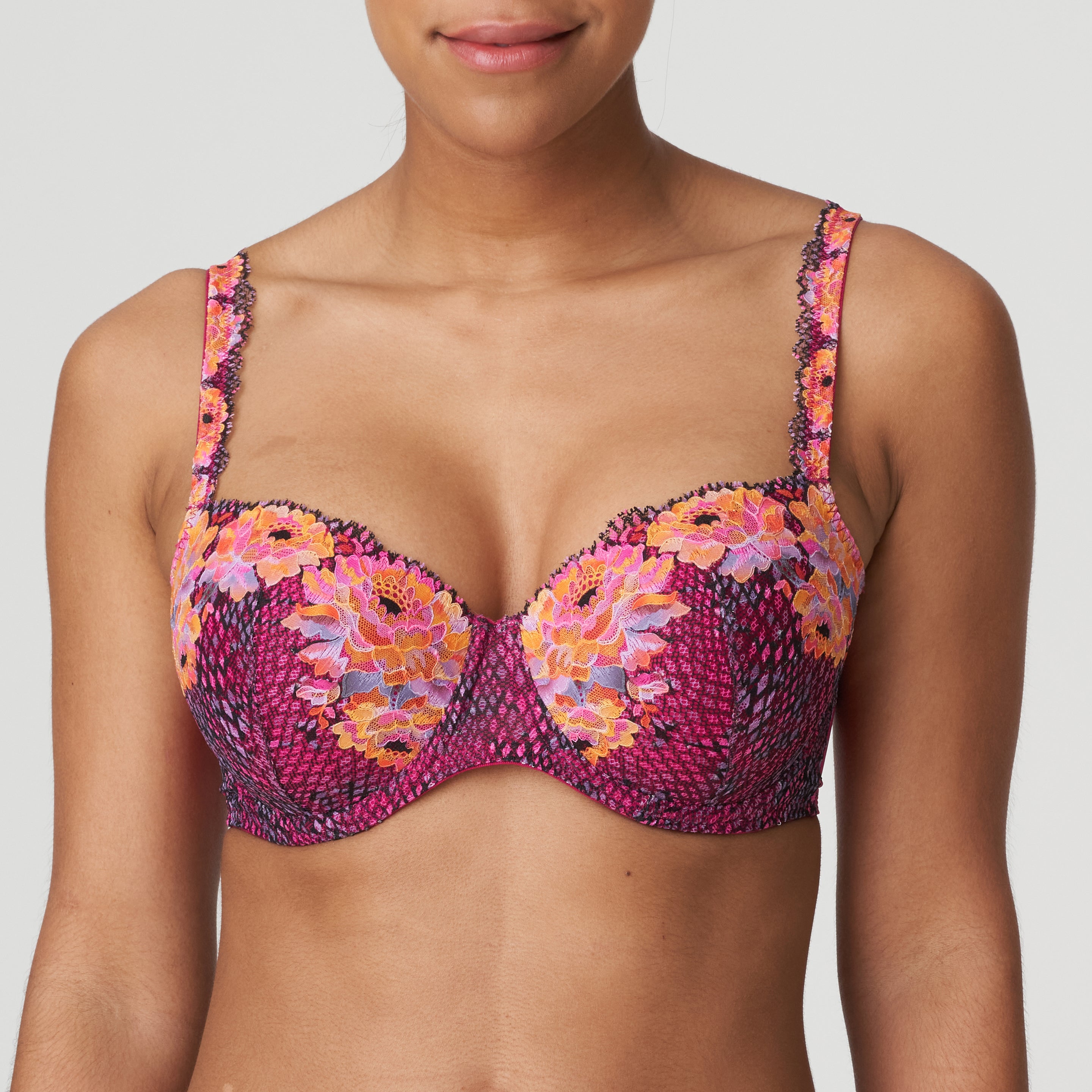 Primadonna Twist Efforia Padded Balcony Bra (0241992) Winter Blossom