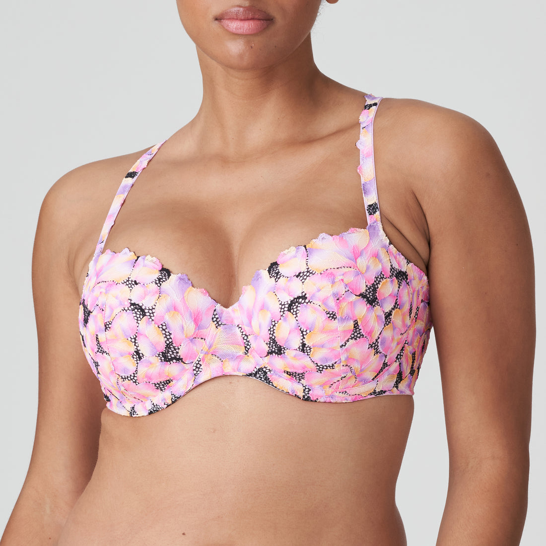 Primadonna Twist Via Alegre Padded Balcony Bra (0242242) Peony Pink