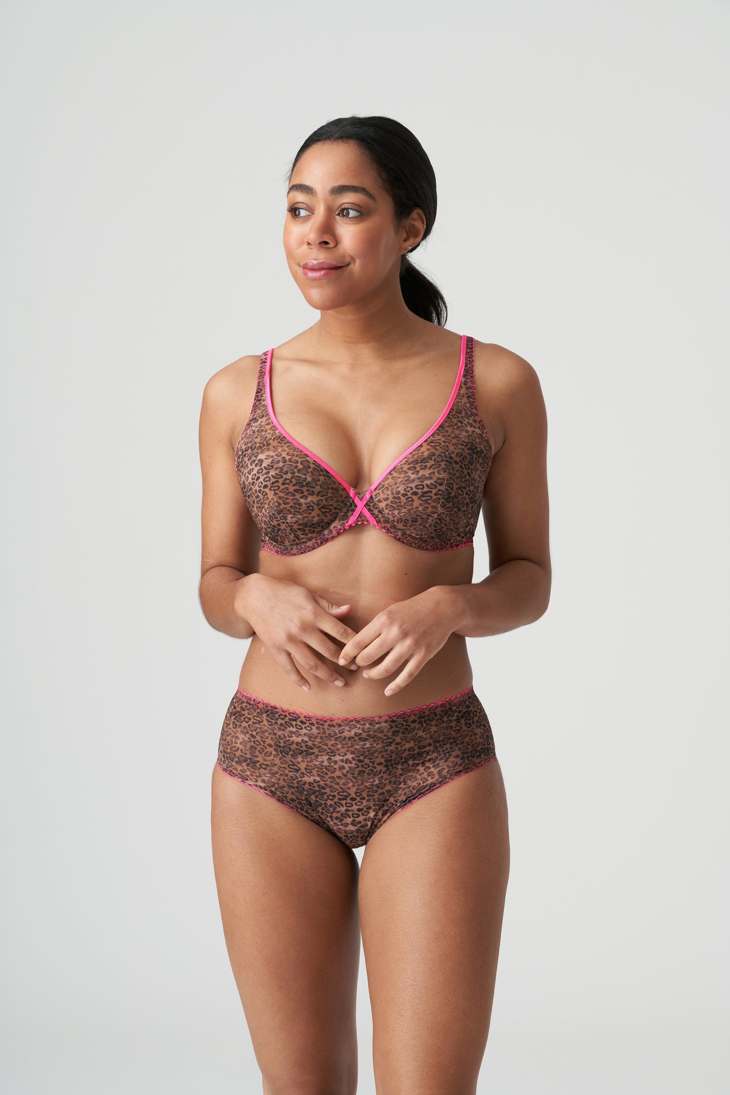 Primadonna Twist Cafe Plume Full Briefs (0542171) Cheetah