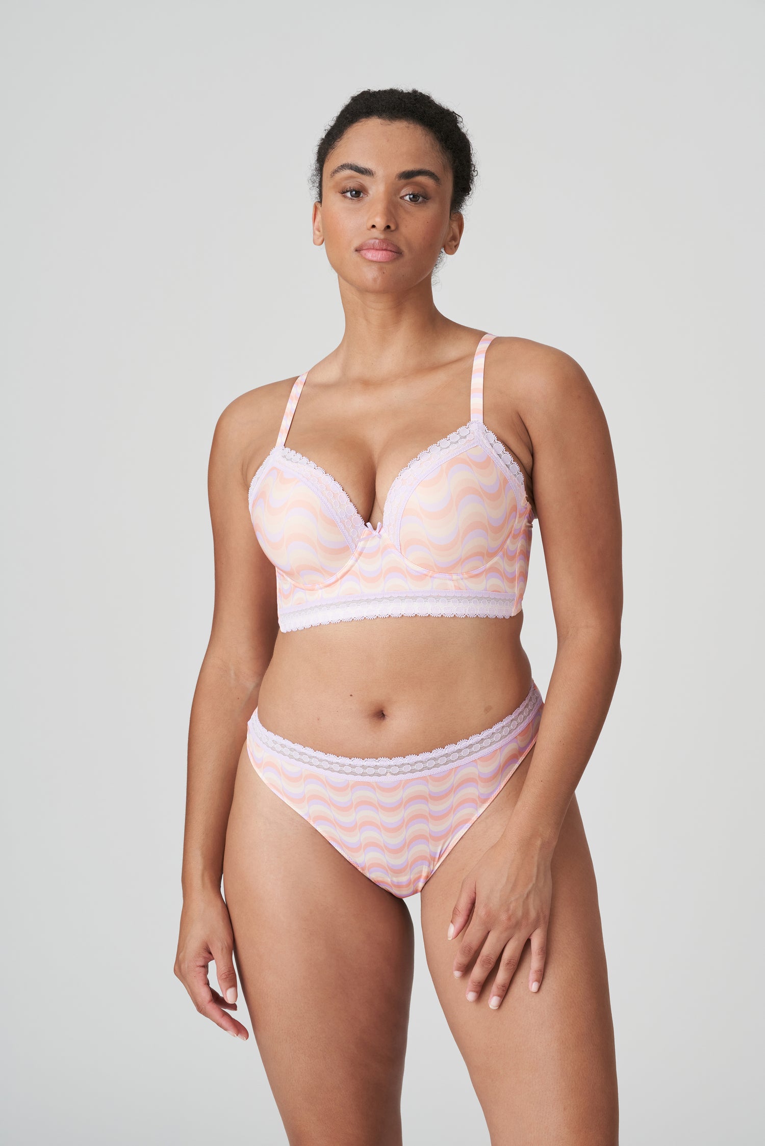 Primadonna Twist Goleta Padded Plunge Bra Longline (0242254) Vintage Summer
