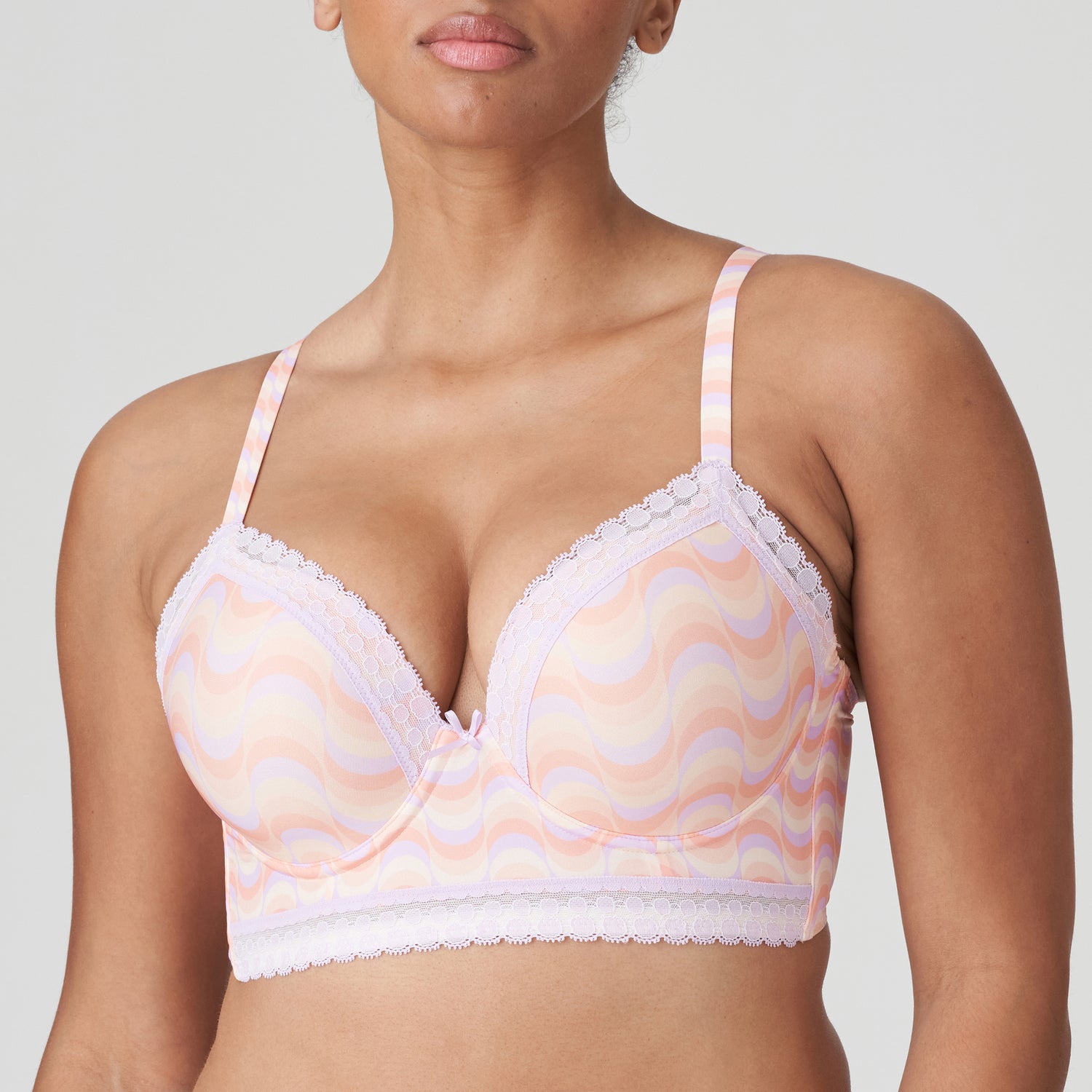 Primadonna Twist Goleta Padded Plunge Bra Longline (0242254) Vintage Summer