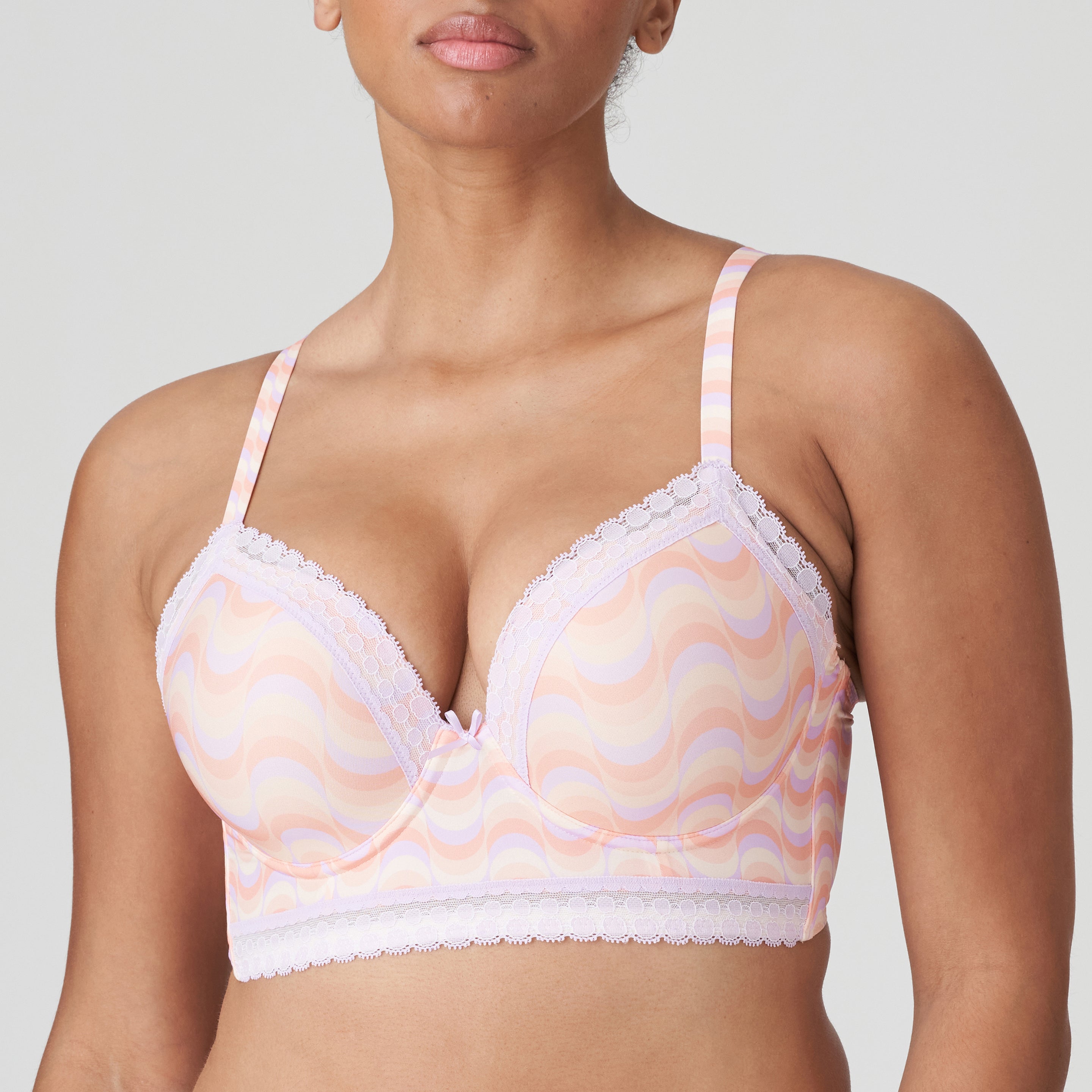 Primadonna Twist Goleta Padded Plunge Bra Longline (0242254) Vintage Summer
