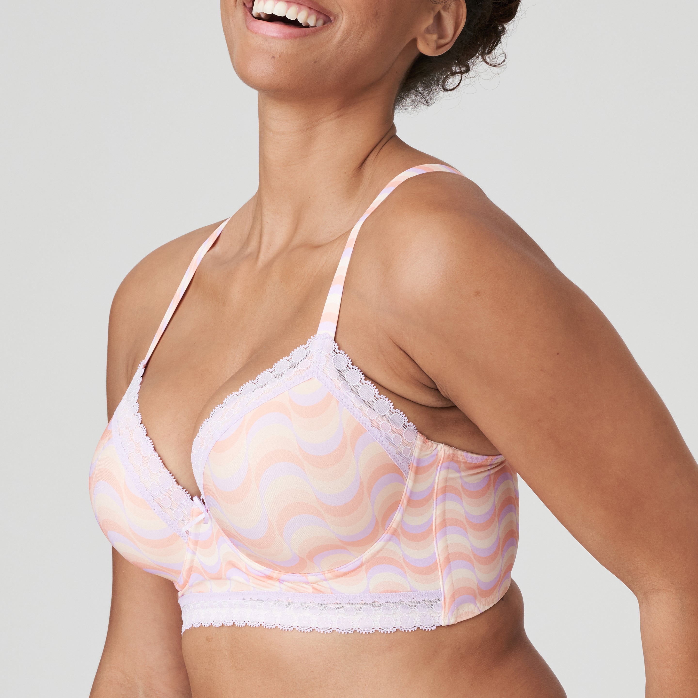 Primadonna Twist Goleta Padded Plunge Bra Longline (0242254) Vintage Summer