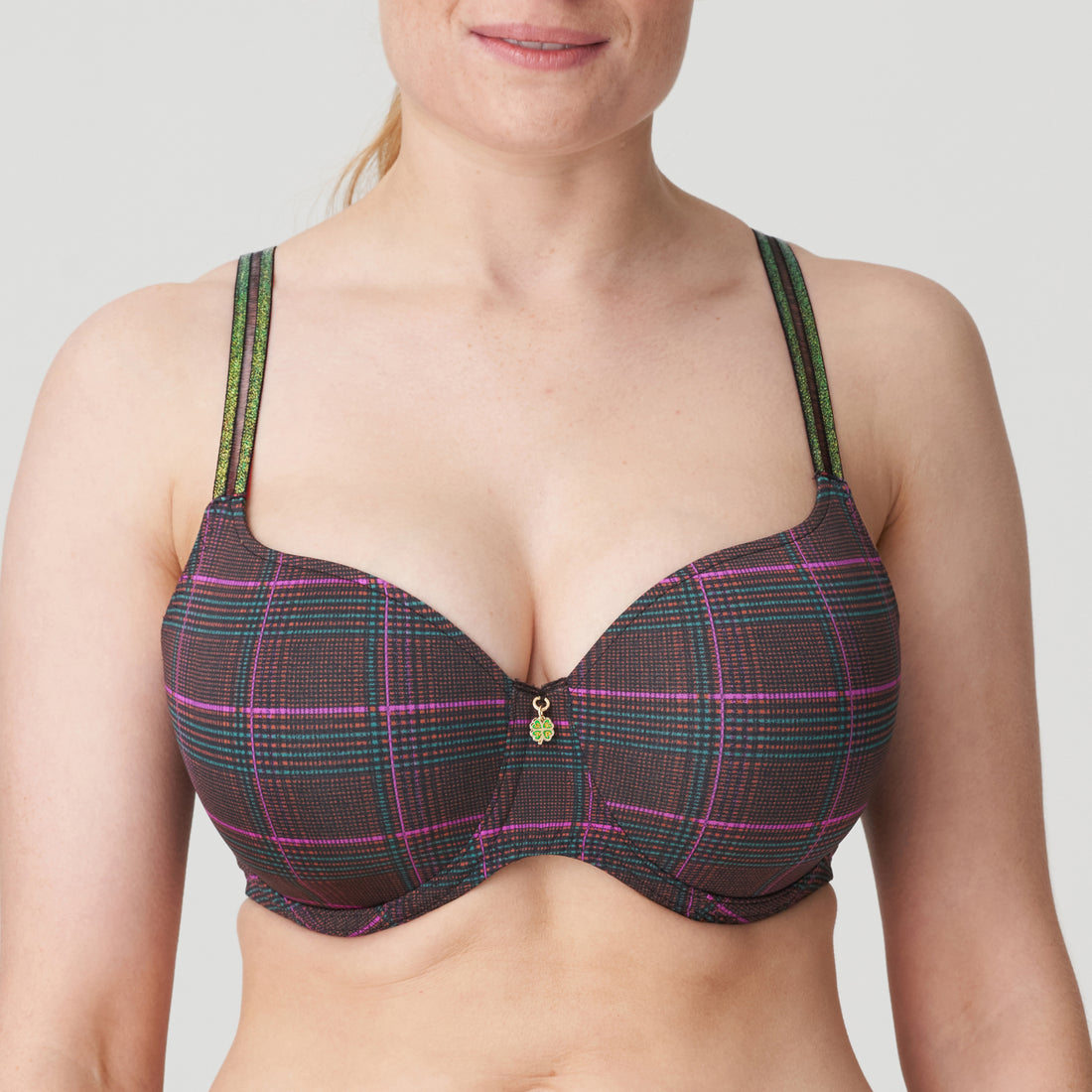 Primadonna Twist Princes Bay Padded Bra Heartshape (0242320) Italian Check