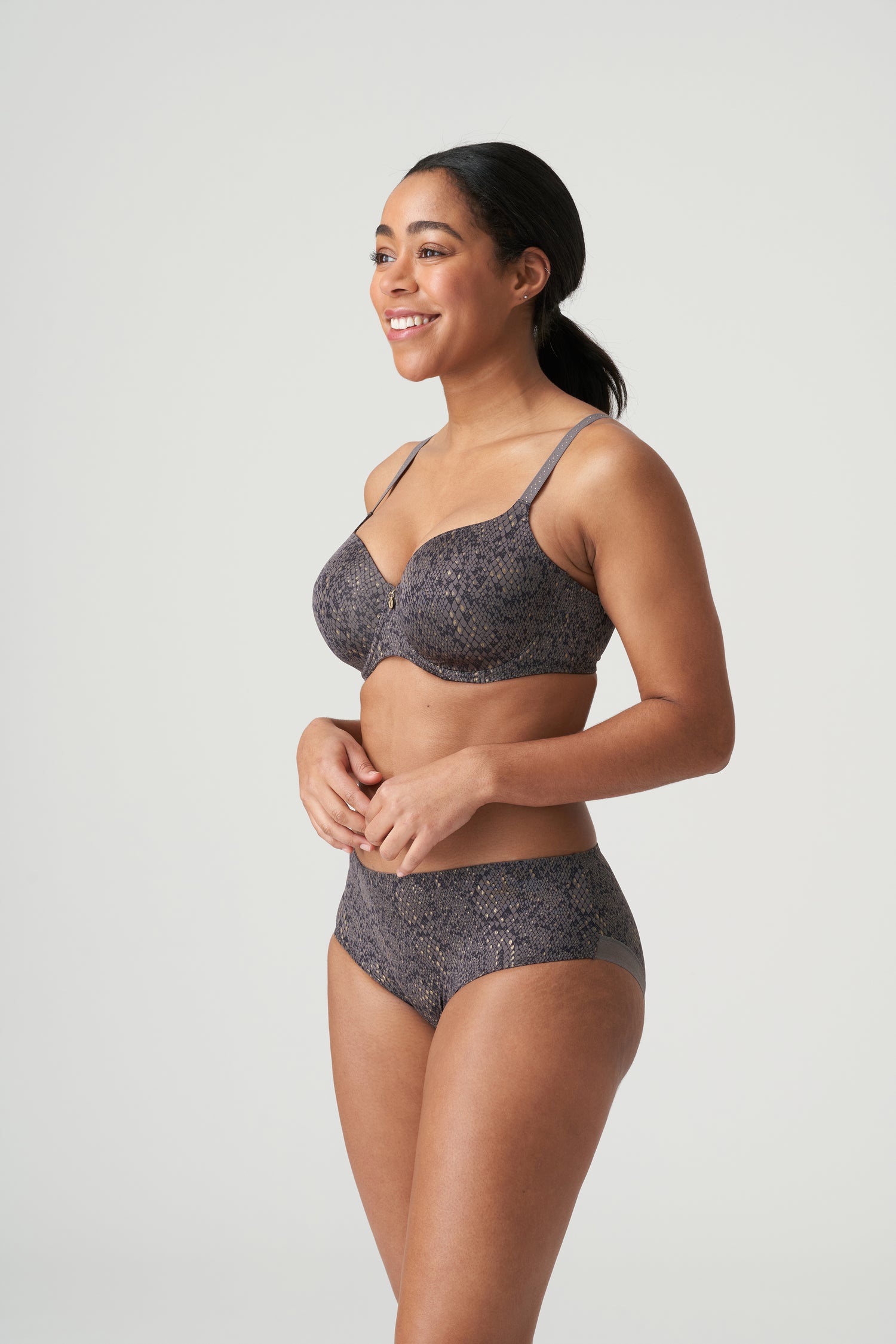 Primadonna Twist Villemin Padded Bra Heartshape (0242130) Kitten Grey