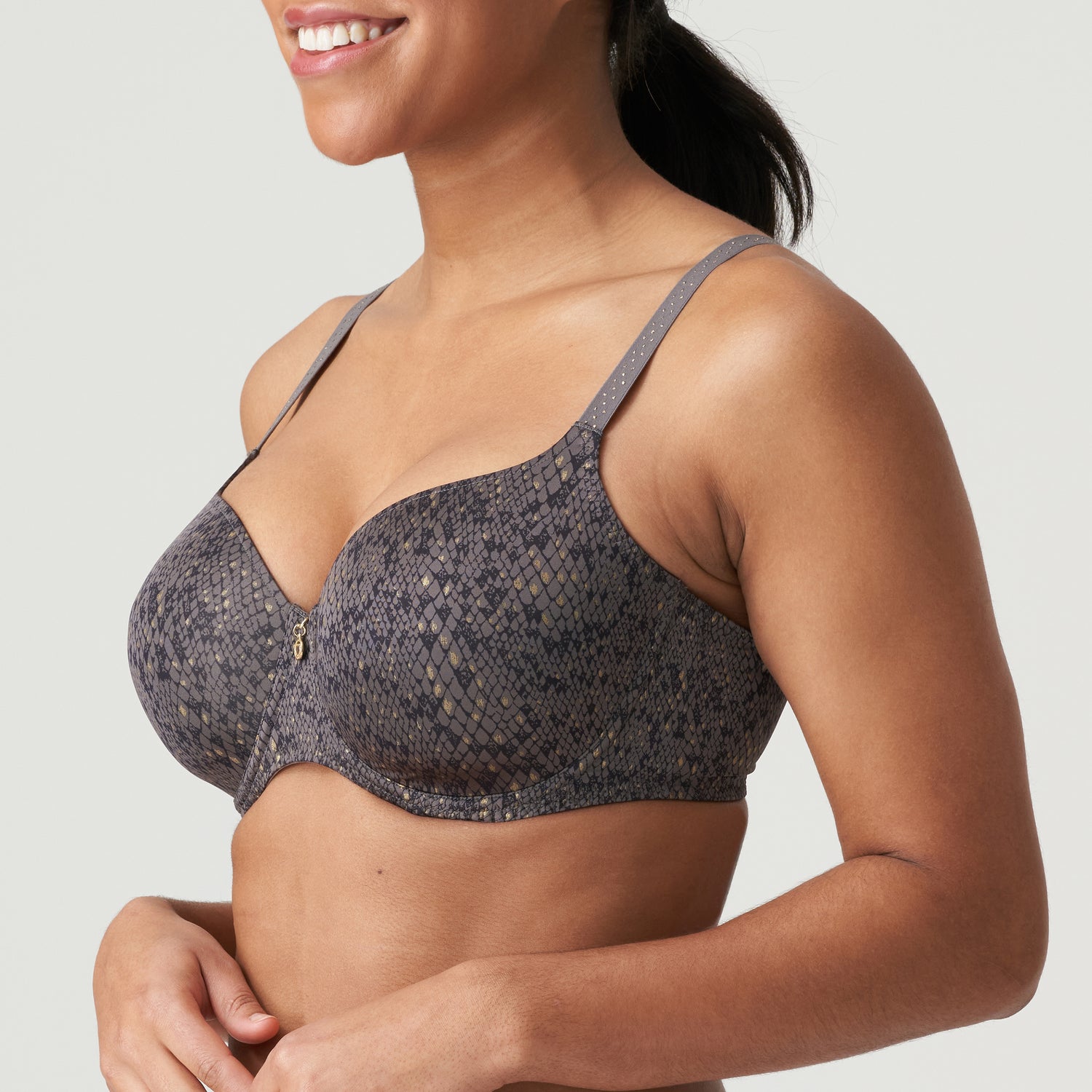 Primadonna Twist Villemin Padded Bra Heartshape (0242130) Kitten Grey