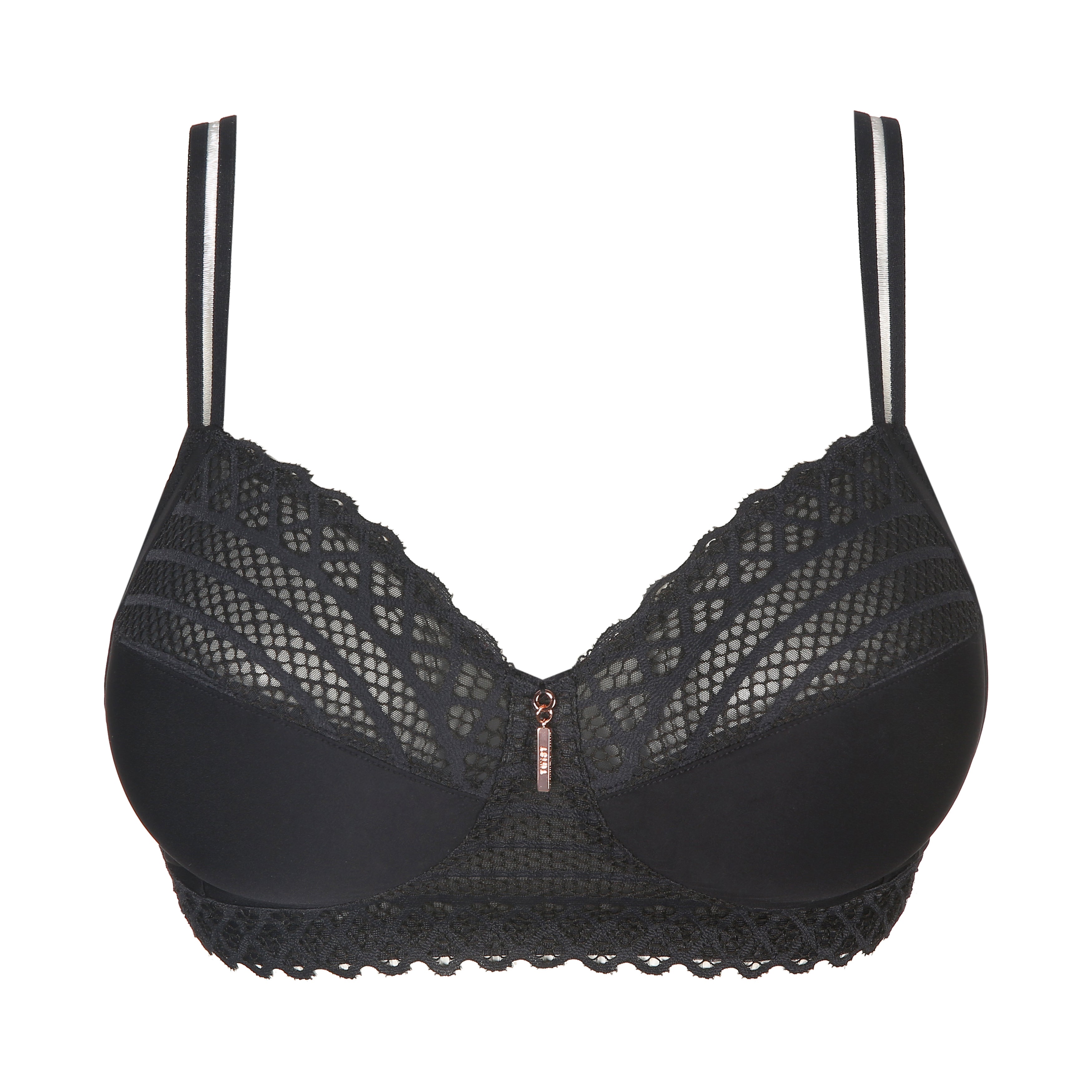 Primadonna Twist East End Full Cup Bra Wireless (0141935) Charcoal