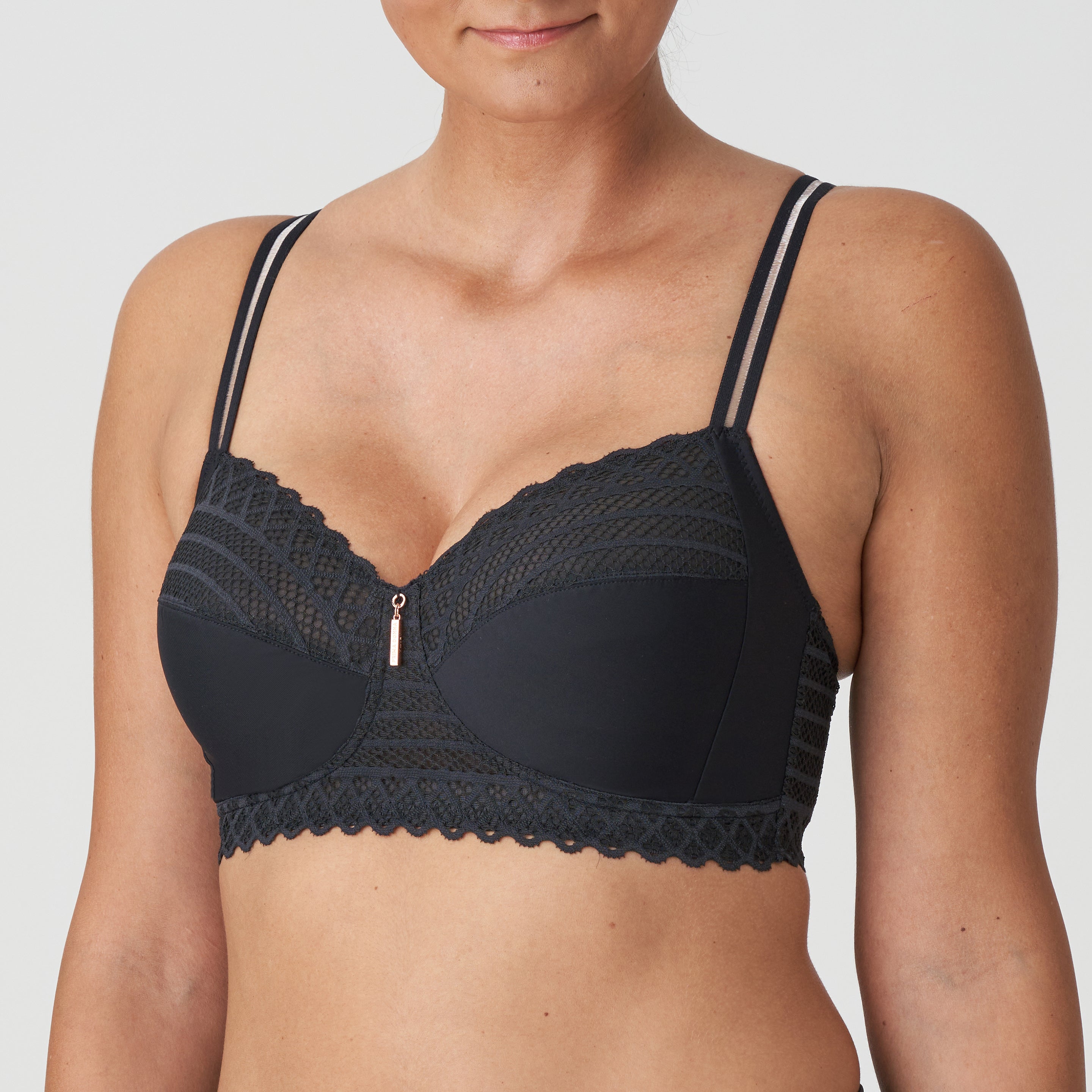 Primadonna Twist East End Full Cup Bra Wireless (0141935) Charcoal