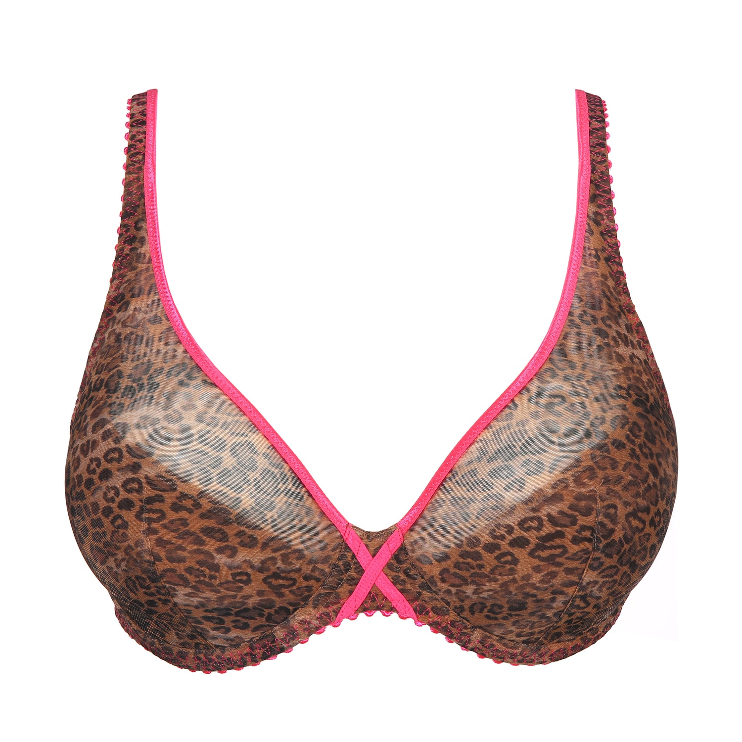 Primadonna Twist Cafe Plume Bralette (0142174) Cheetah