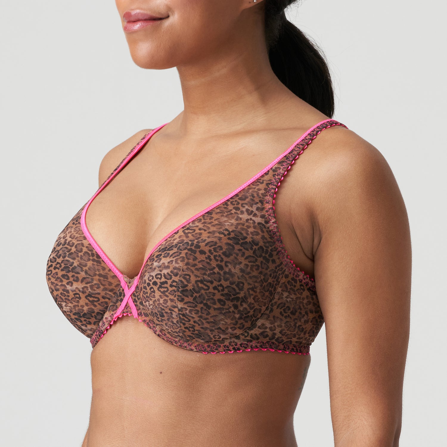 Primadonna Twist Cafe Plume Bralette (0142174) Cheetah