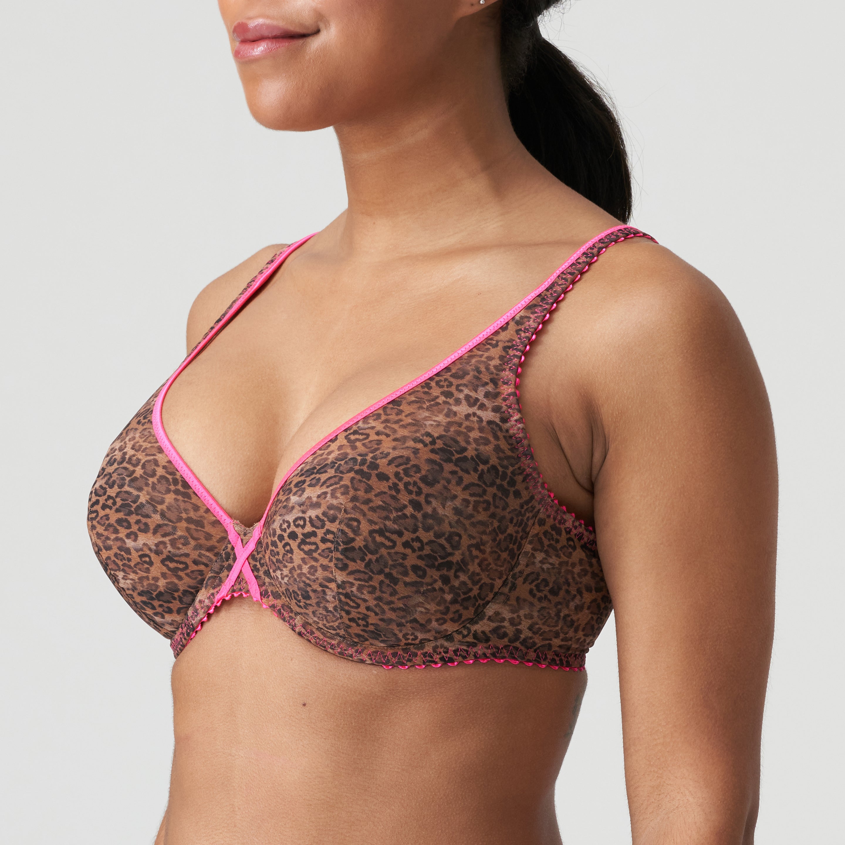 Primadonna Twist Cafe Plume Bralette (0142174) Cheetah