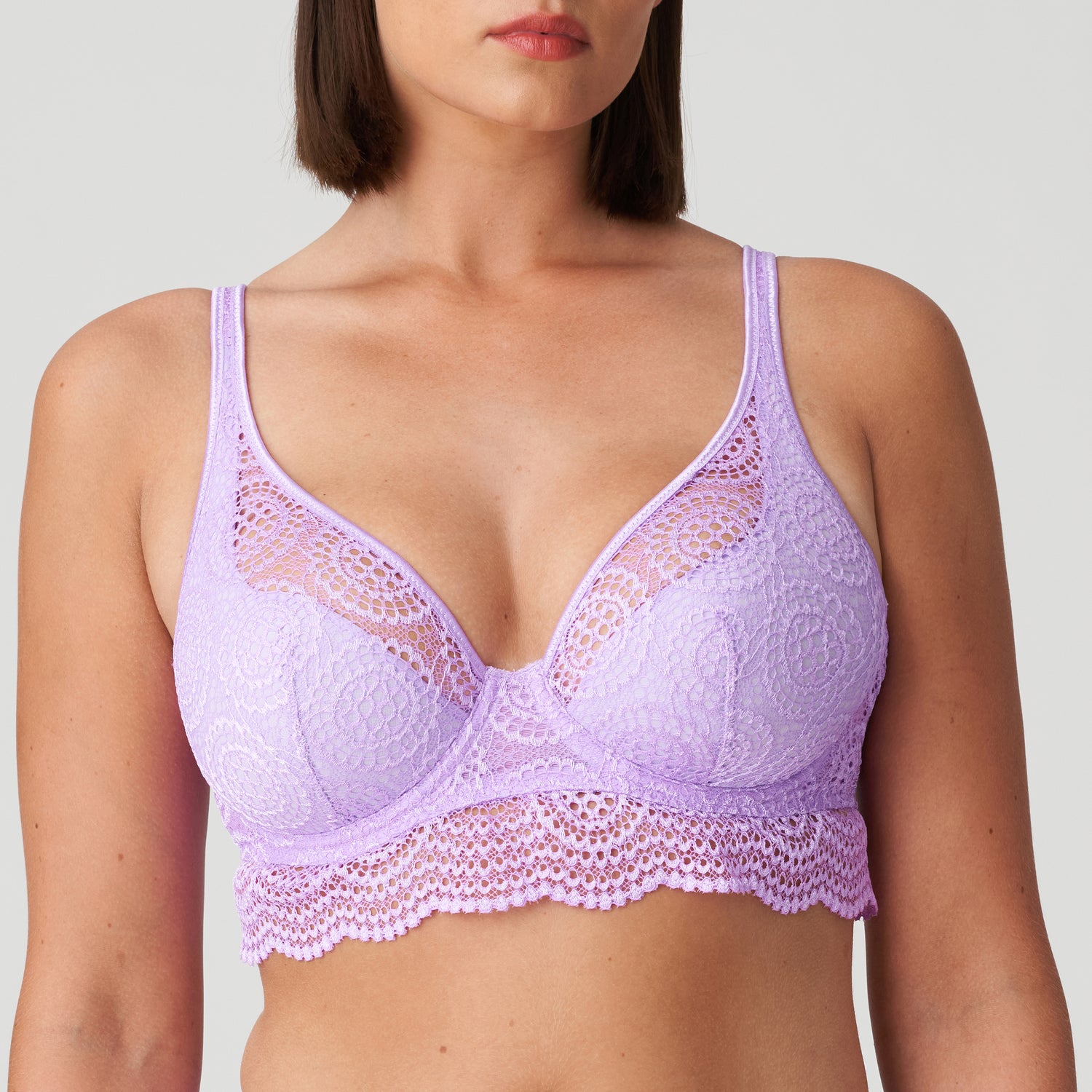 Primadonna Twist Petit Paris Bralette (0142144) Lavender Cream