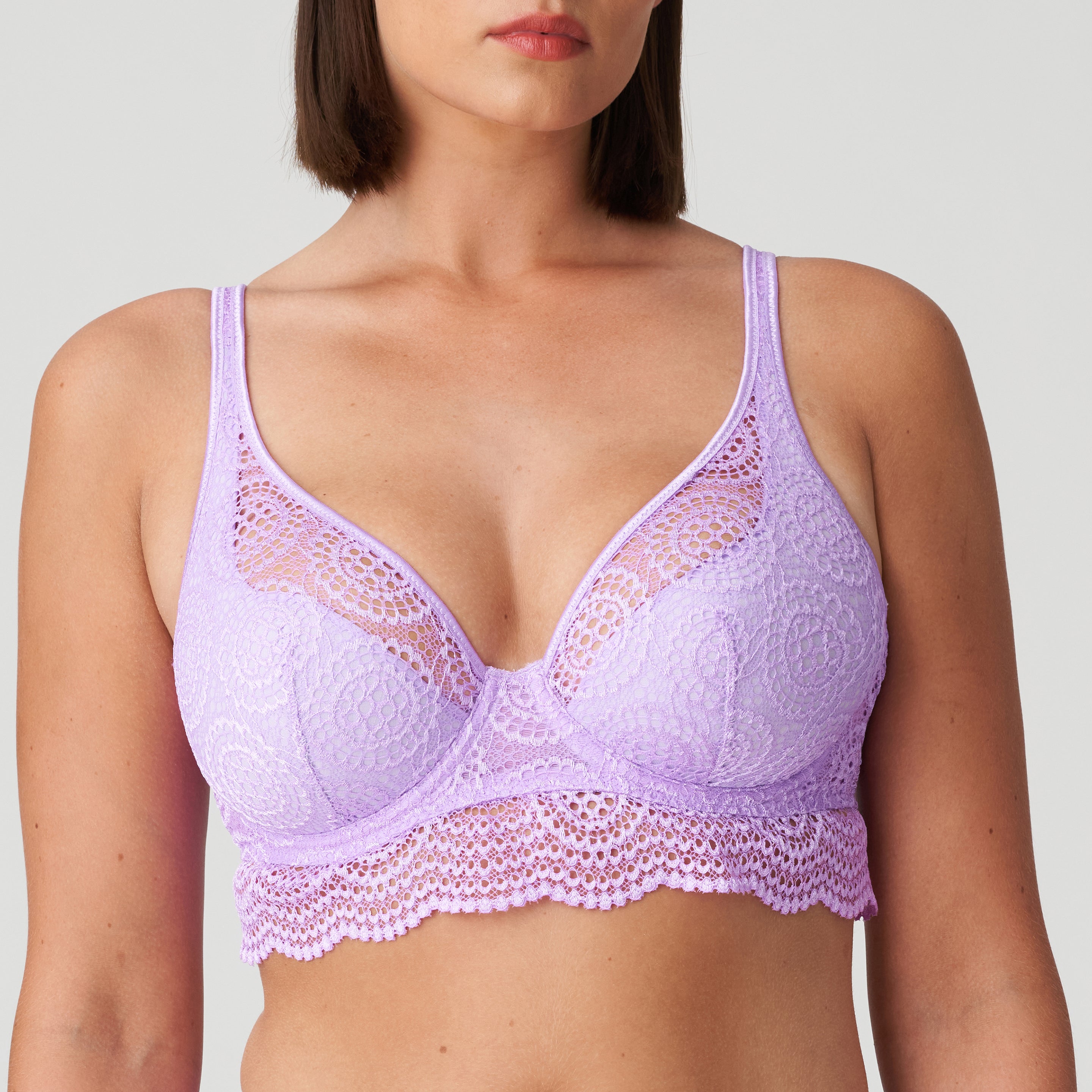 Primadonna Twist Petit Paris Bralette (0142144) Lavender Cream