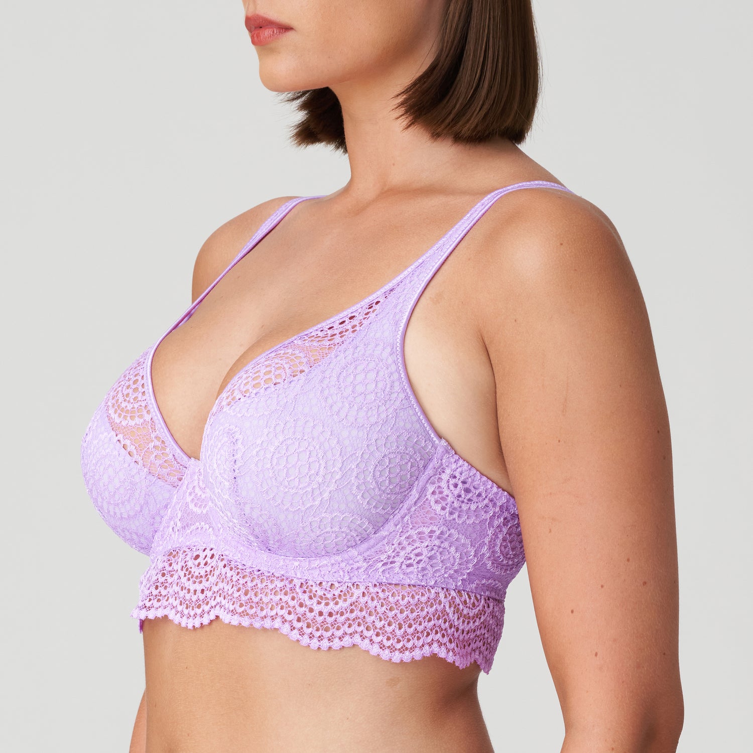 Primadonna Twist Petit Paris Bralette (0142144) Lavender Cream