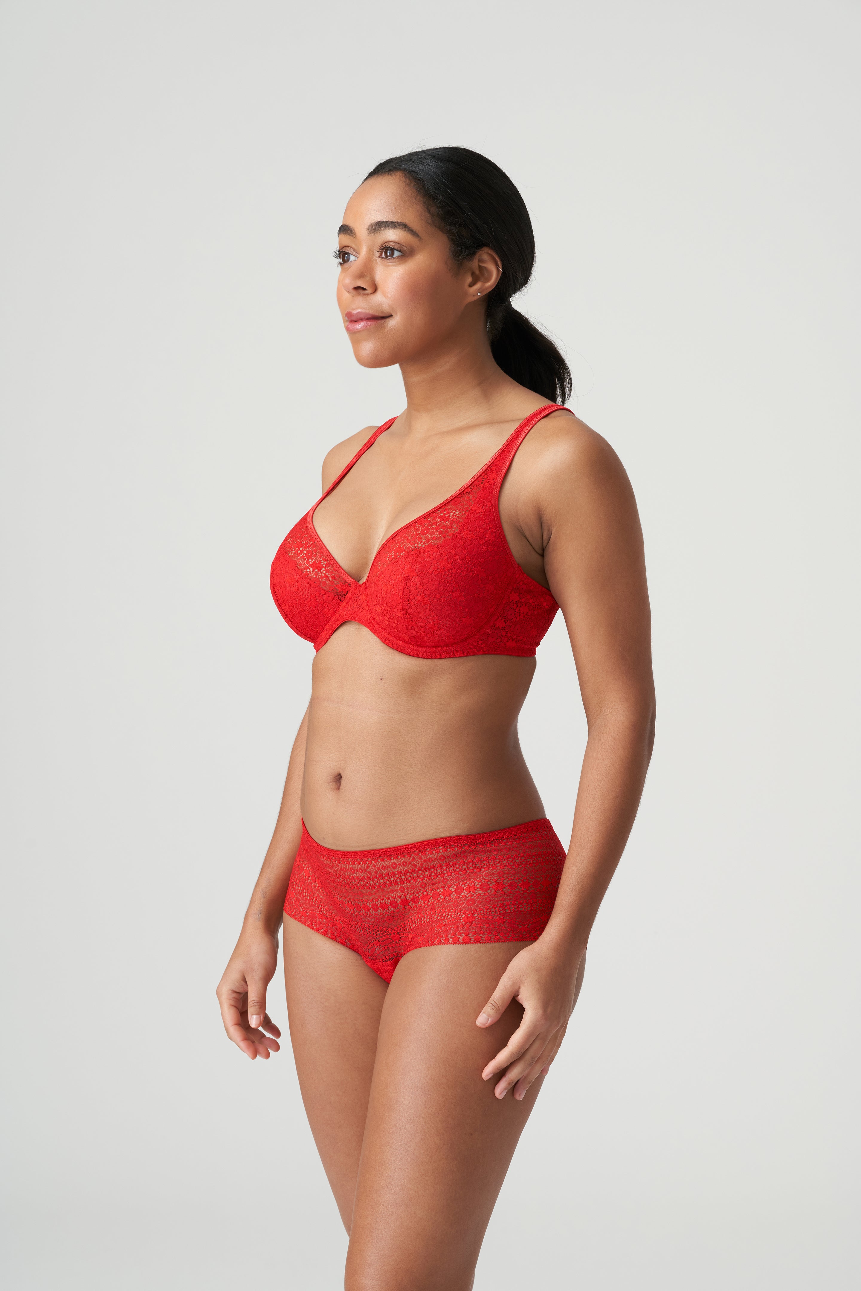Primadonna Twist Epirus Half Padded Plunge Bra (0141974) Red