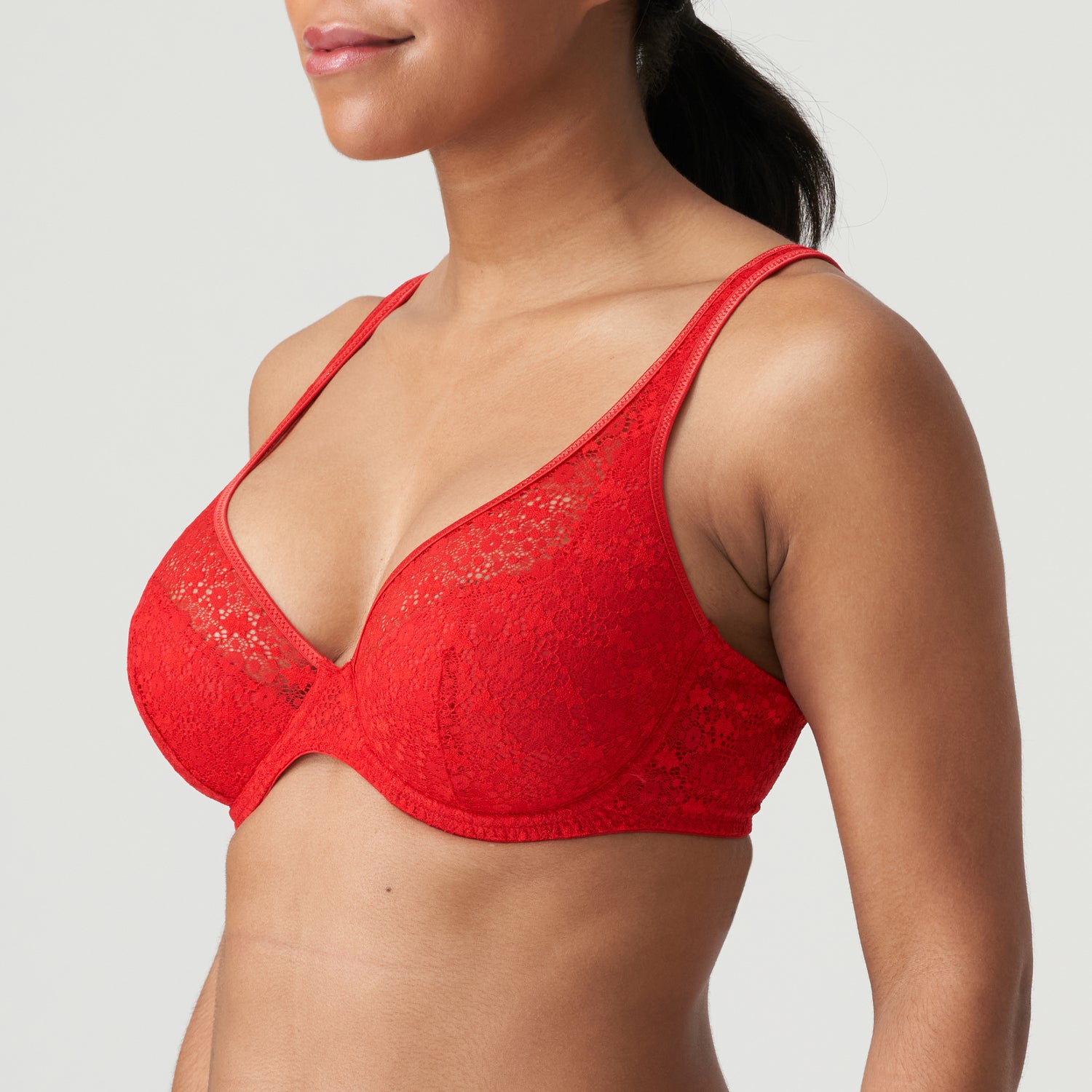 Primadonna Twist Epirus Half Padded Plunge Bra (0141974) Red