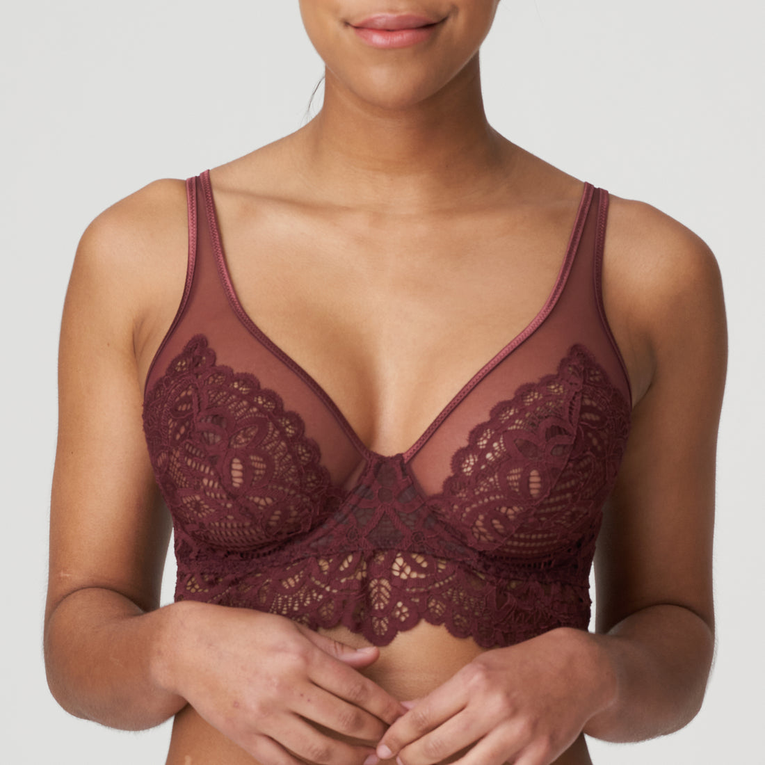 Primadonna Twist First Night Bralette (0141886) Merlot