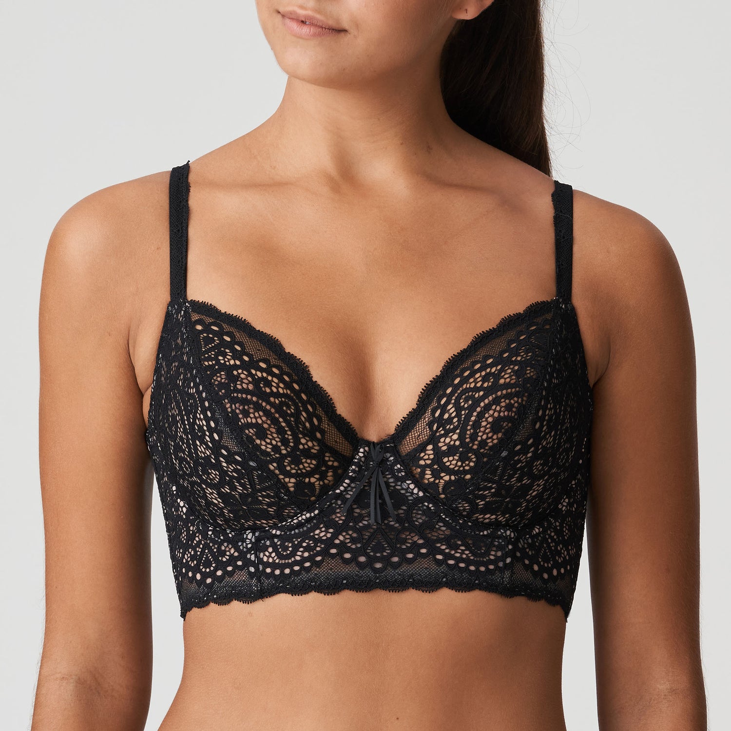 Primadonna Twist I Do Plunge Bra Longline (0141607) Black